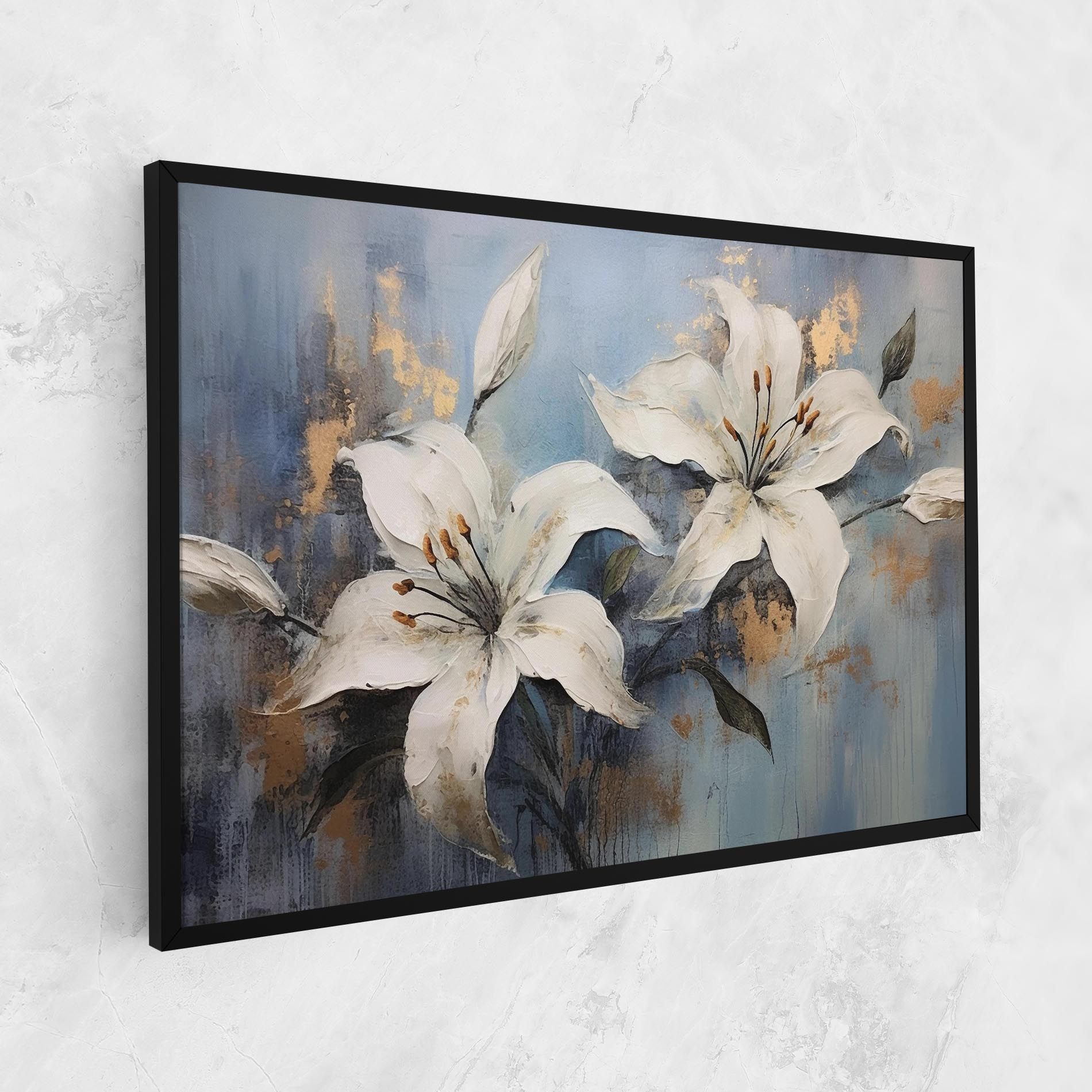 Gold Lily Painting mockup 1
