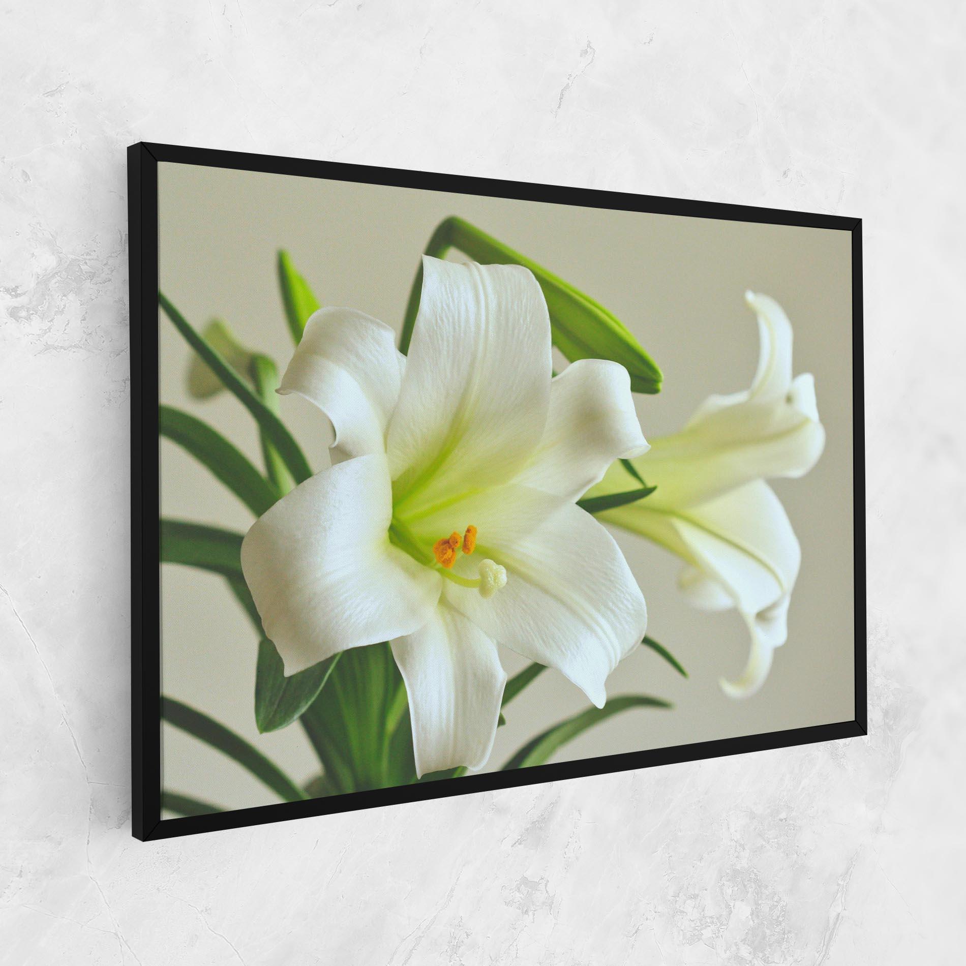 Leinwandbild Green Lily mockup 1