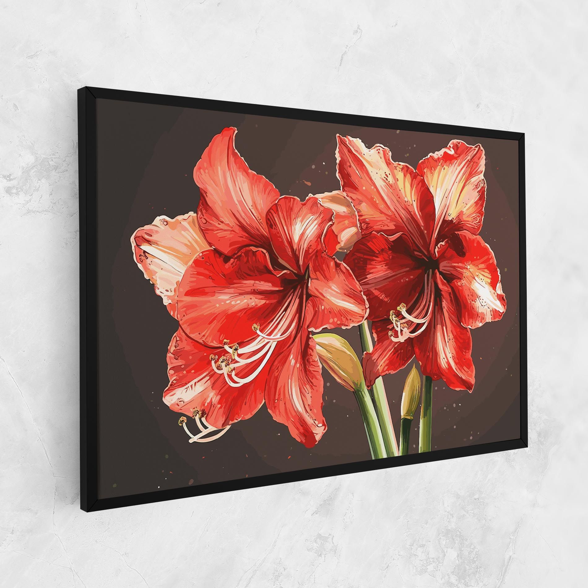 Orange Pretty Lily mockup 1
