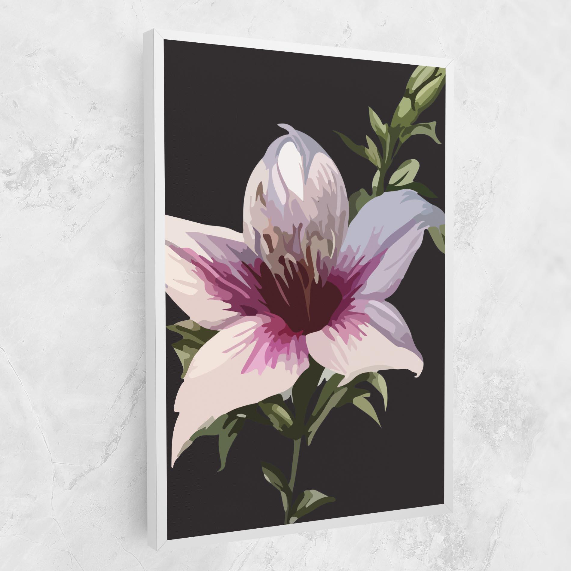 Leinwandbild Pink Pretty Lily mockup 1