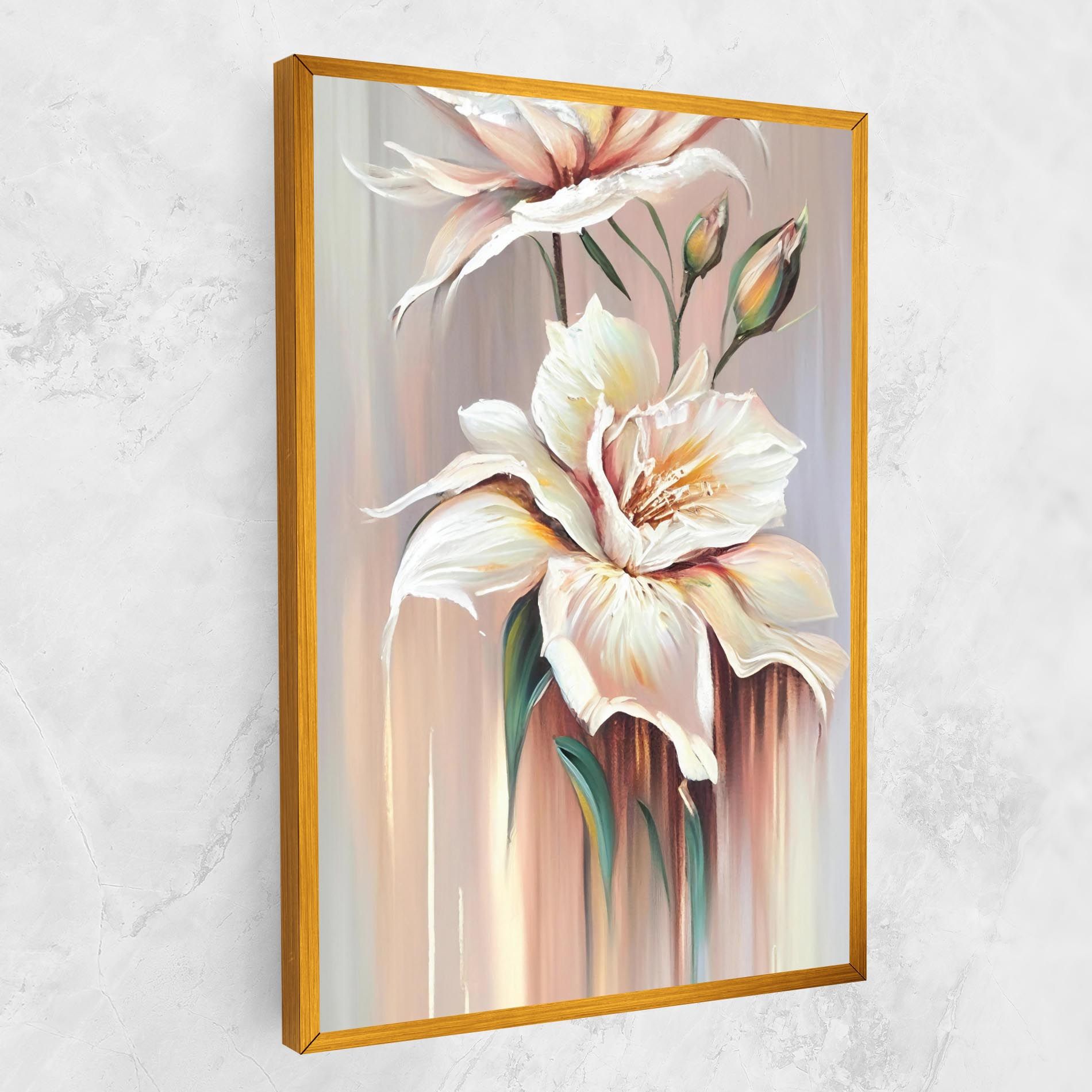 Abstract Lily Painting mockup 1