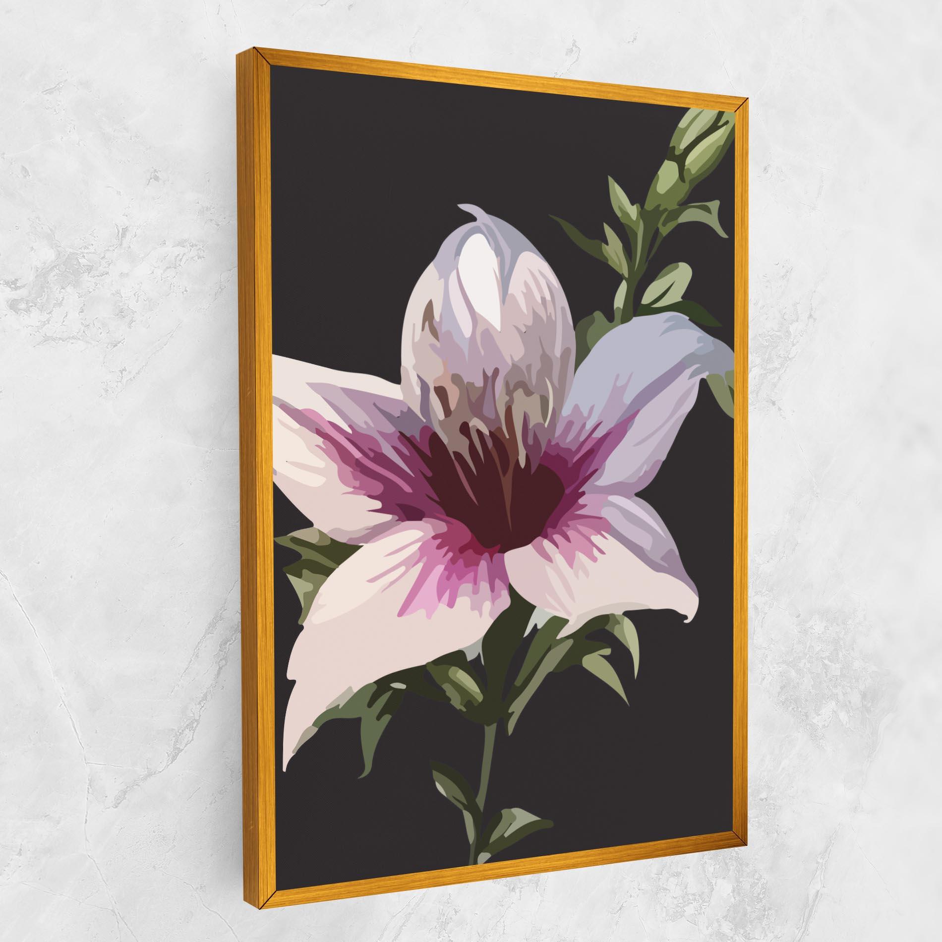 Leinwandbild Pink Pretty Lily mockup 1