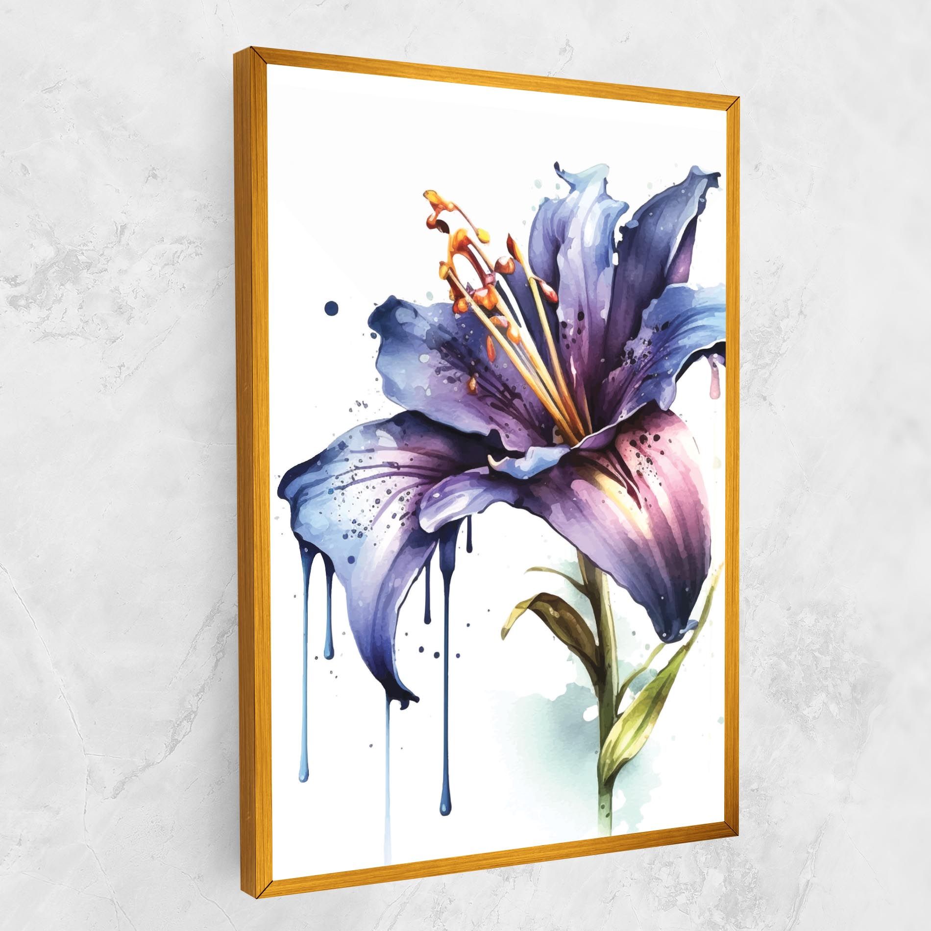Purple Orange Lily mockup 1