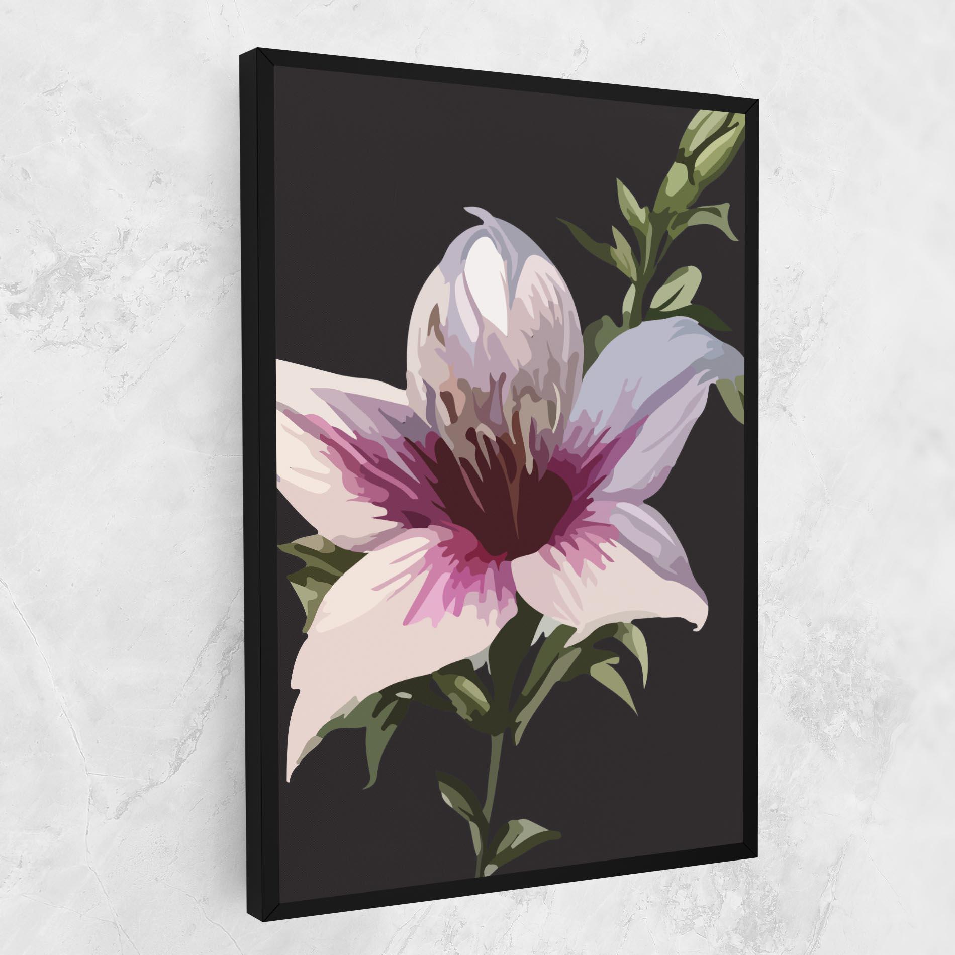 Leinwandbild Pink Pretty Lily mockup 1