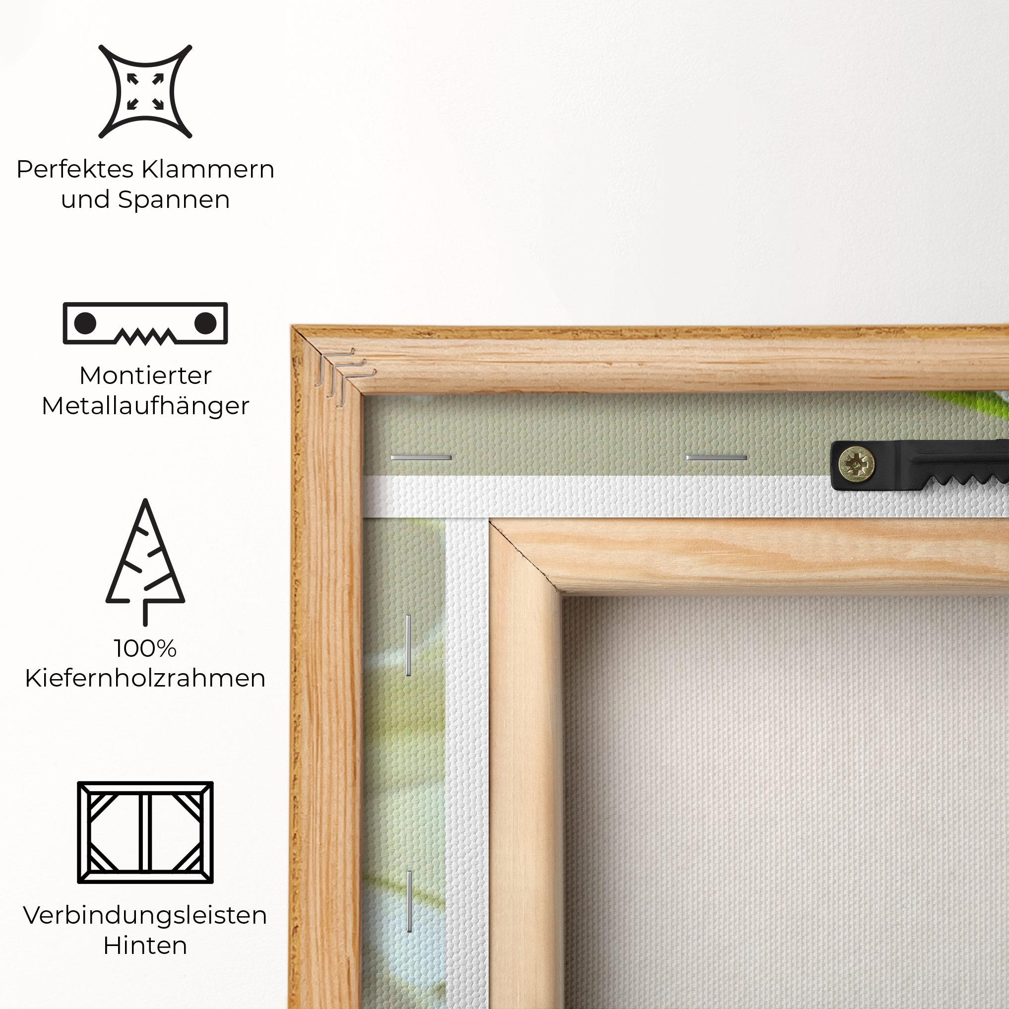 Leinwandbild Green Lily mockup 5