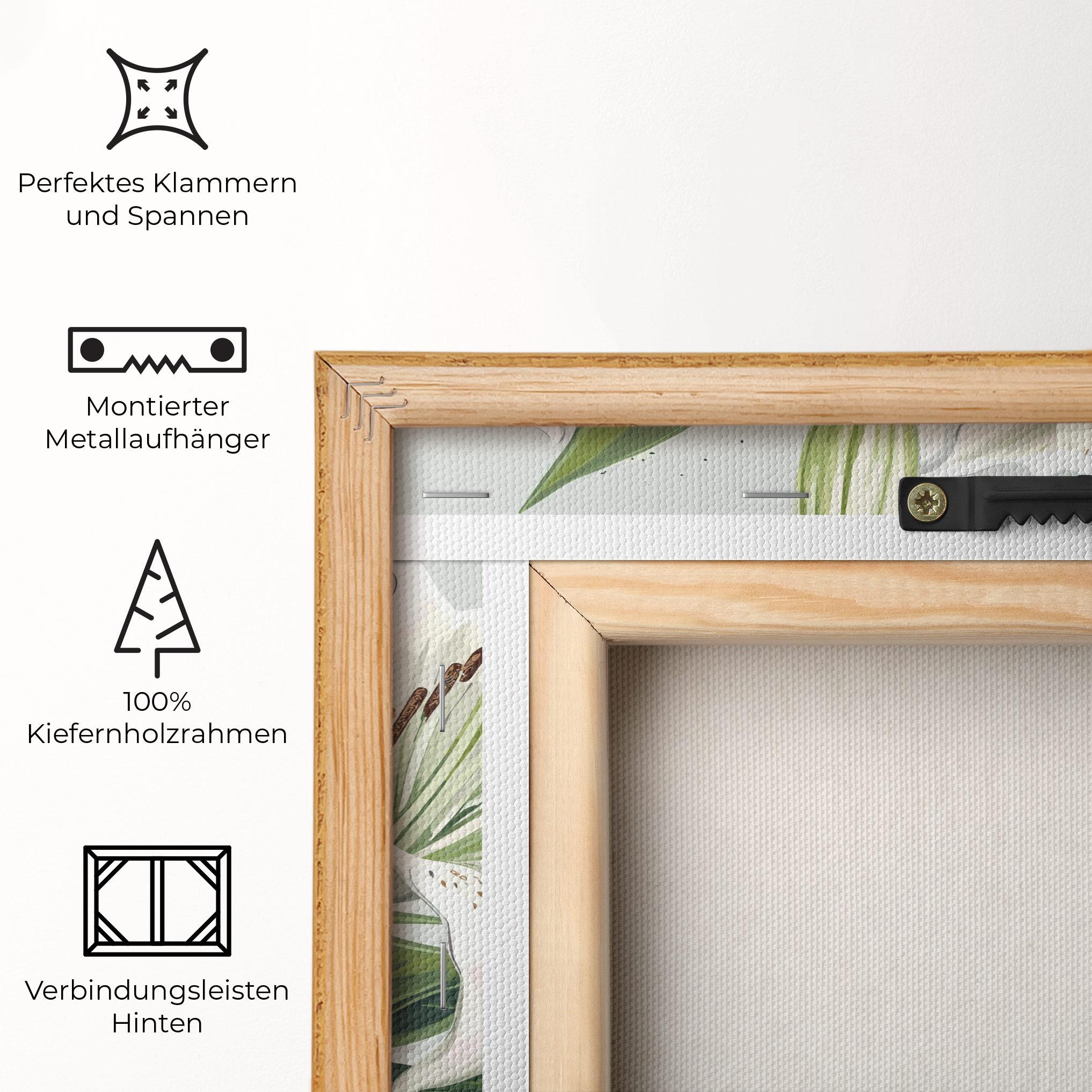 Leinwandbild Light Lily Art mockup 5