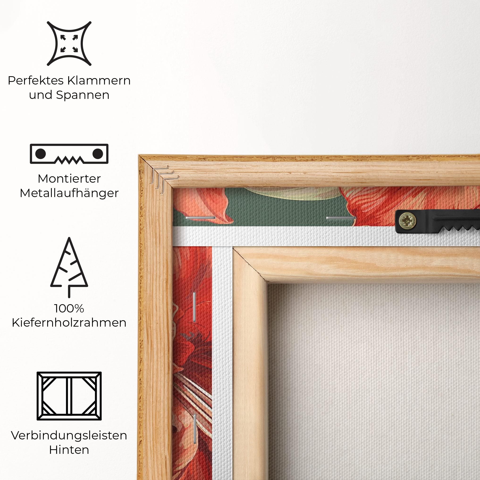 Lily Orange Art mockup 5