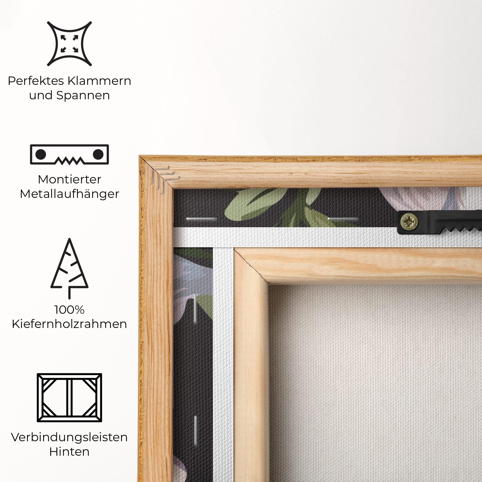 Leinwandbild Pink Pretty Lily mockup 5