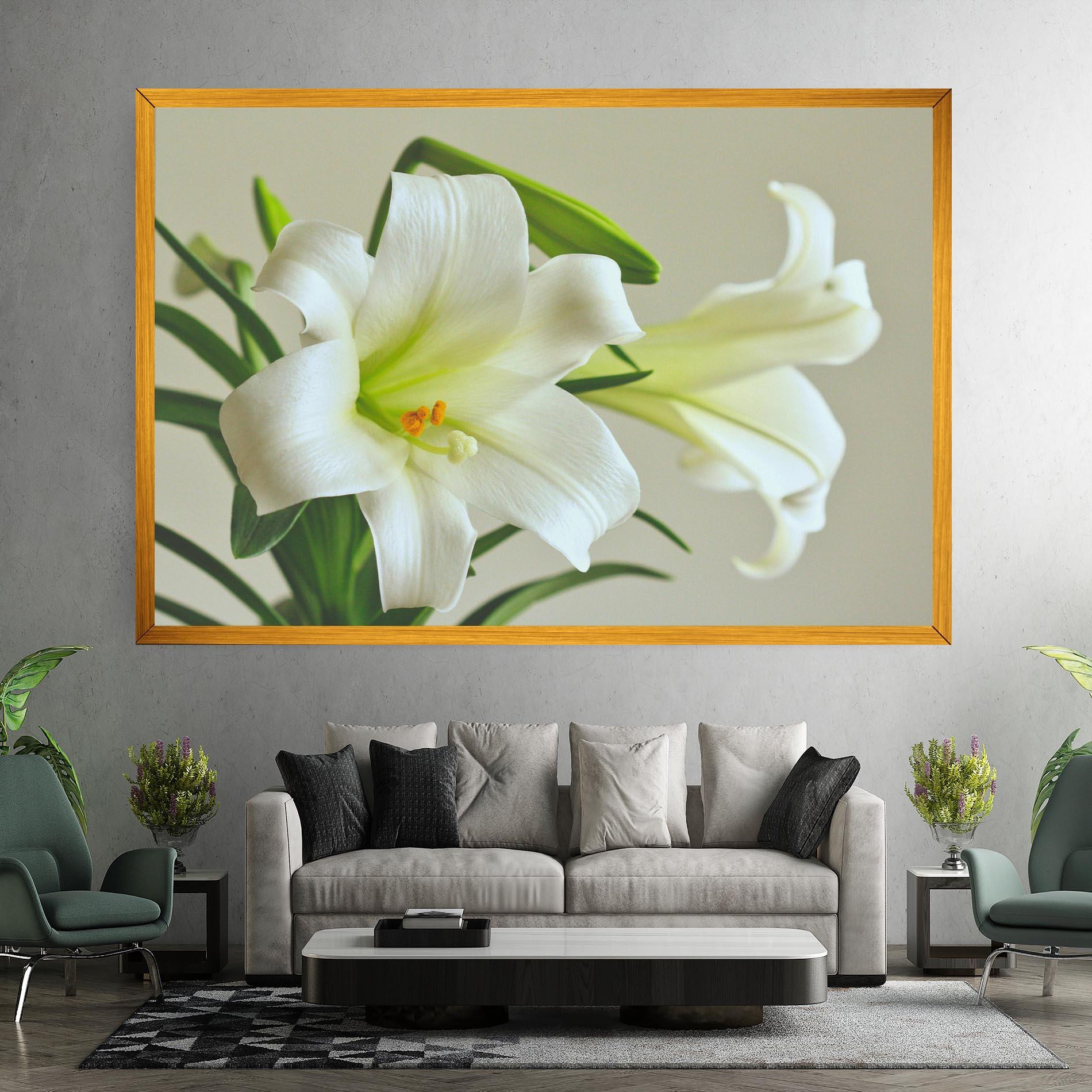 Leinwandbild Green Lily mockup 7