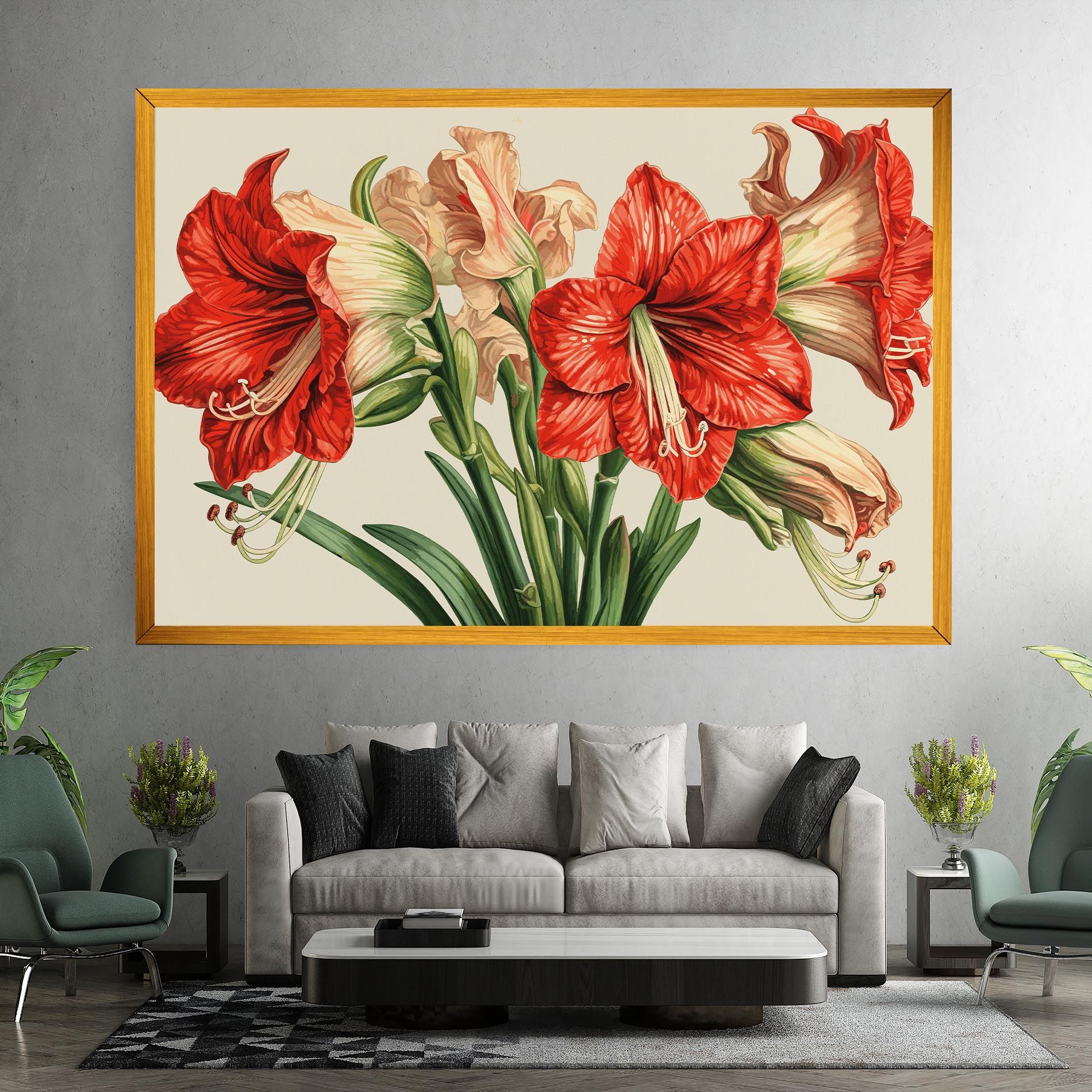 Orange Cream Lily mockup 7