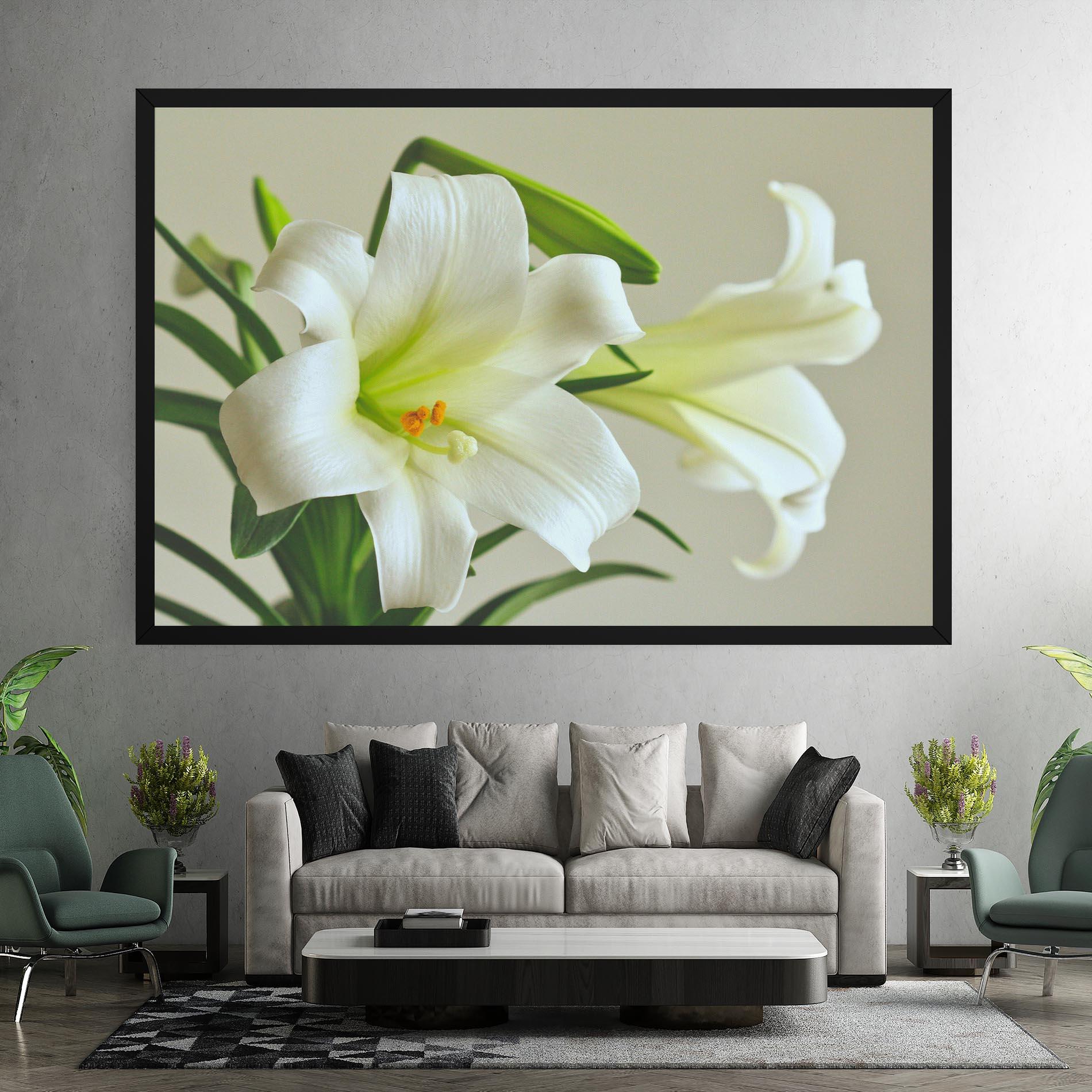 Leinwandbild Green Lily mockup 7