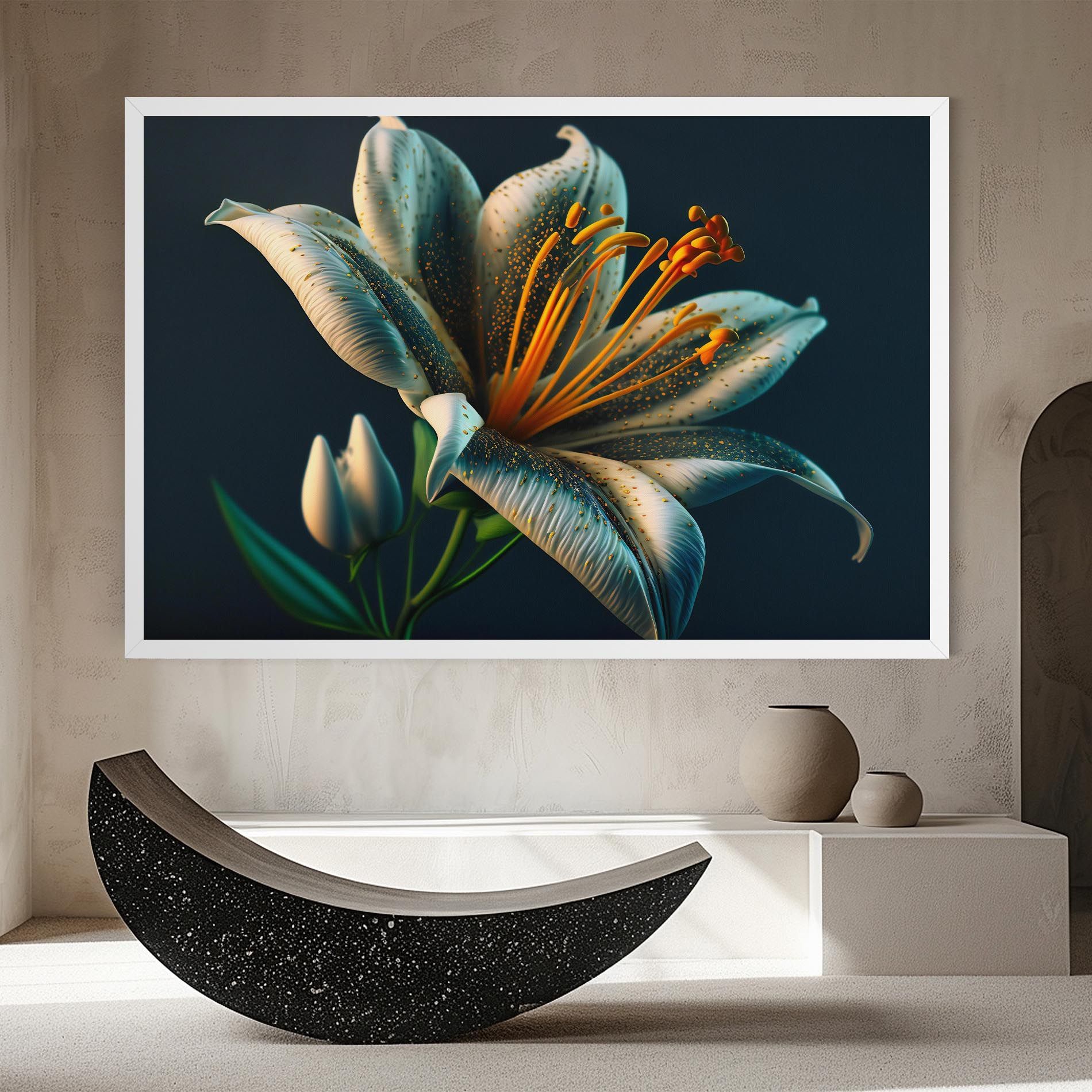Blue Grey Lily mockup 8