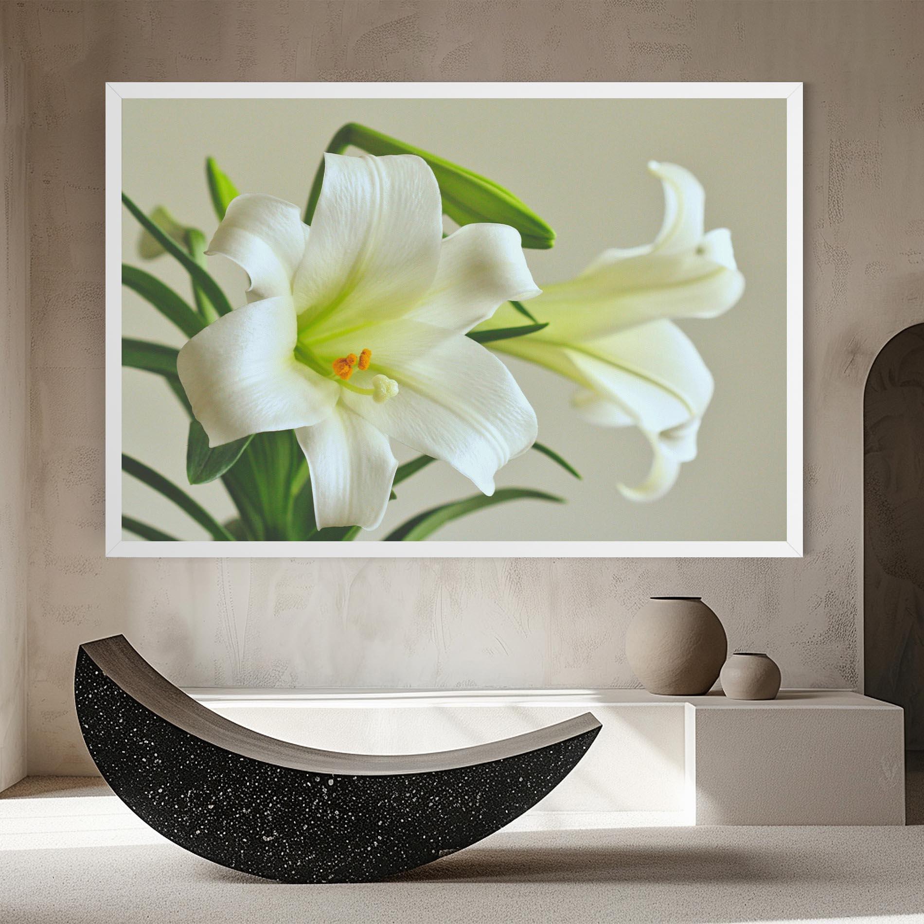 Leinwandbild Green Lily mockup 8