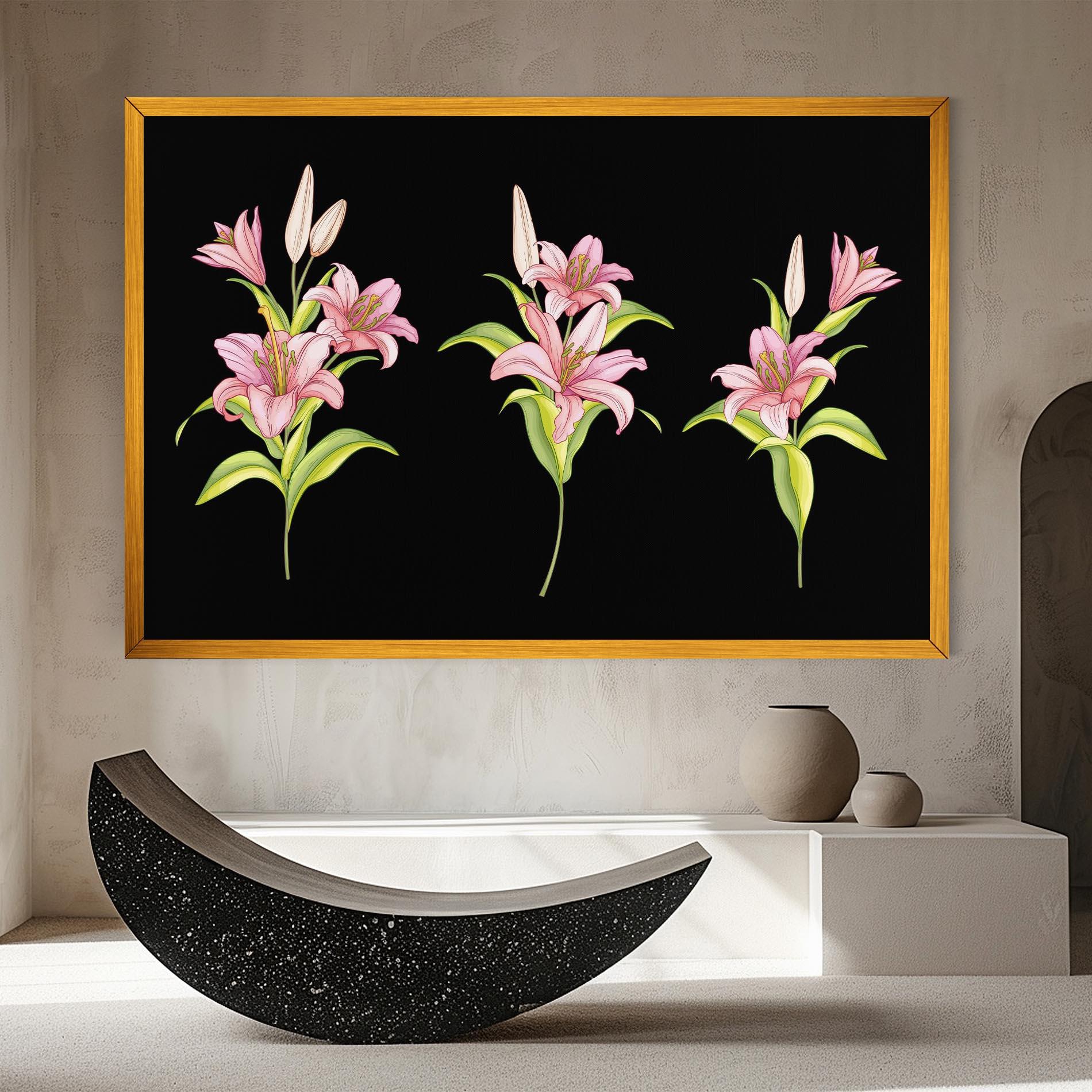 Leinwandbild Lily Set mockup 8