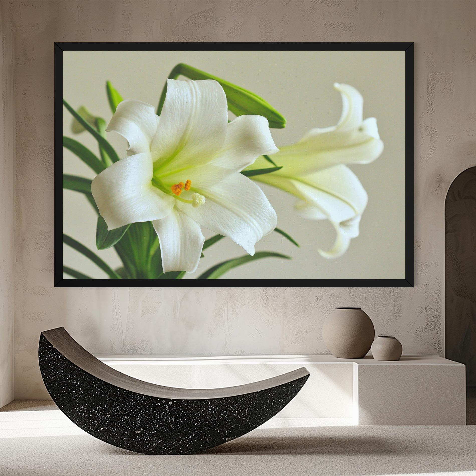 Leinwandbild Green Lily mockup 8