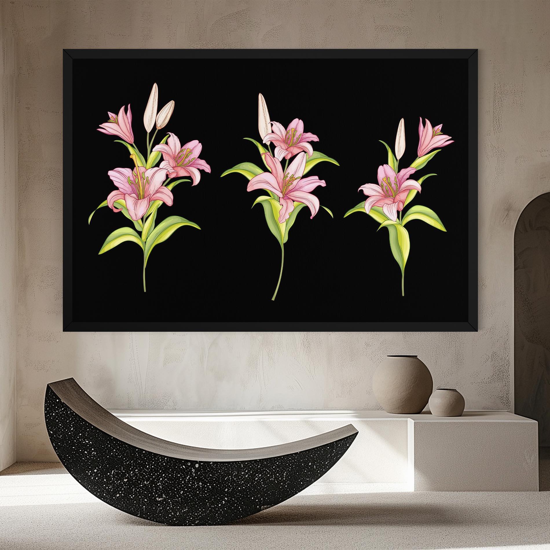 Leinwandbild Lily Set mockup 8