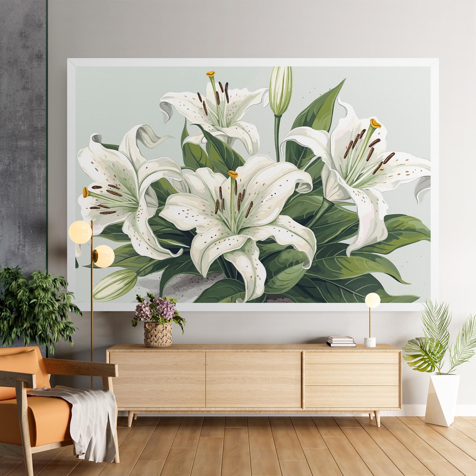 Light Lily Art mockup 9