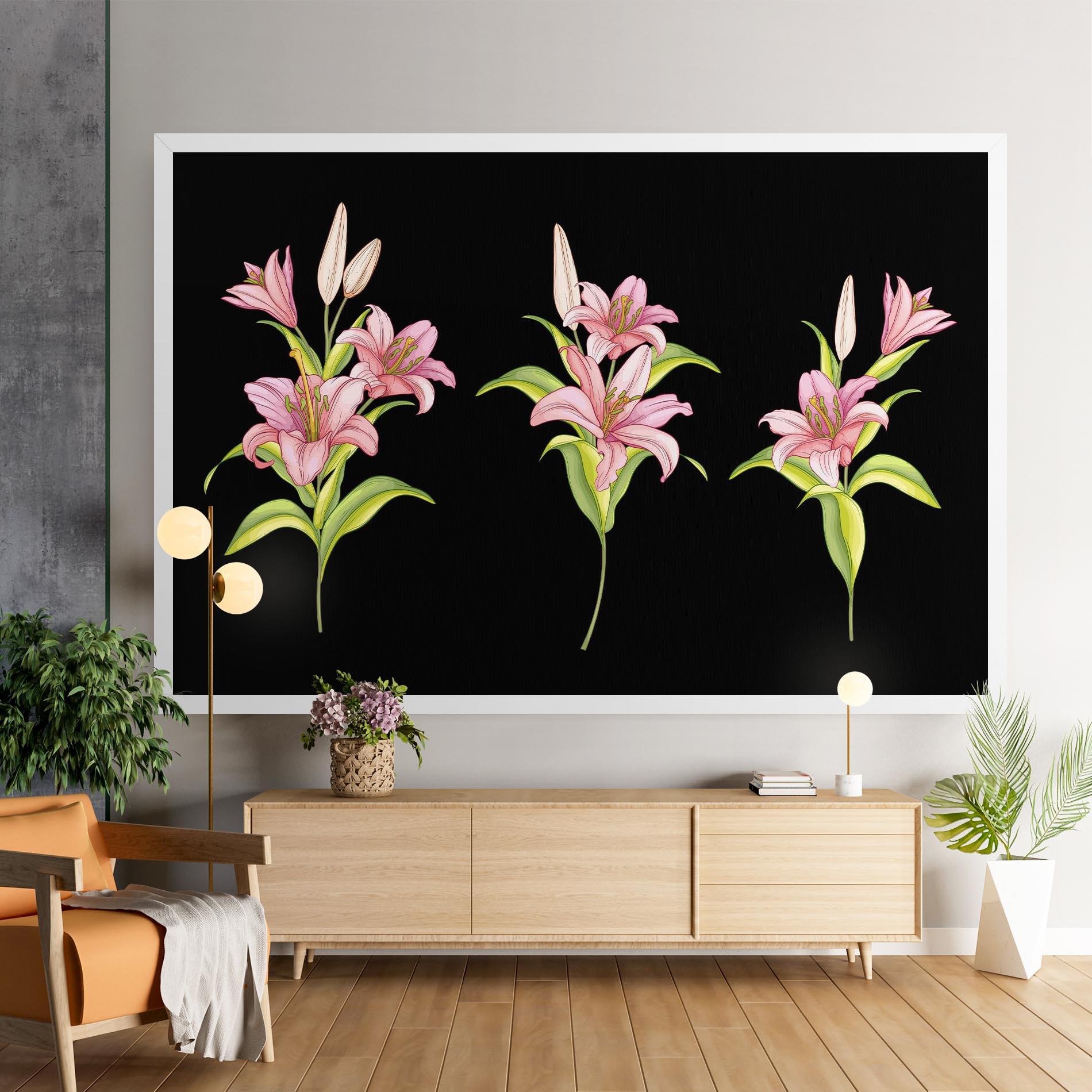 Leinwandbild Lily Set mockup 9