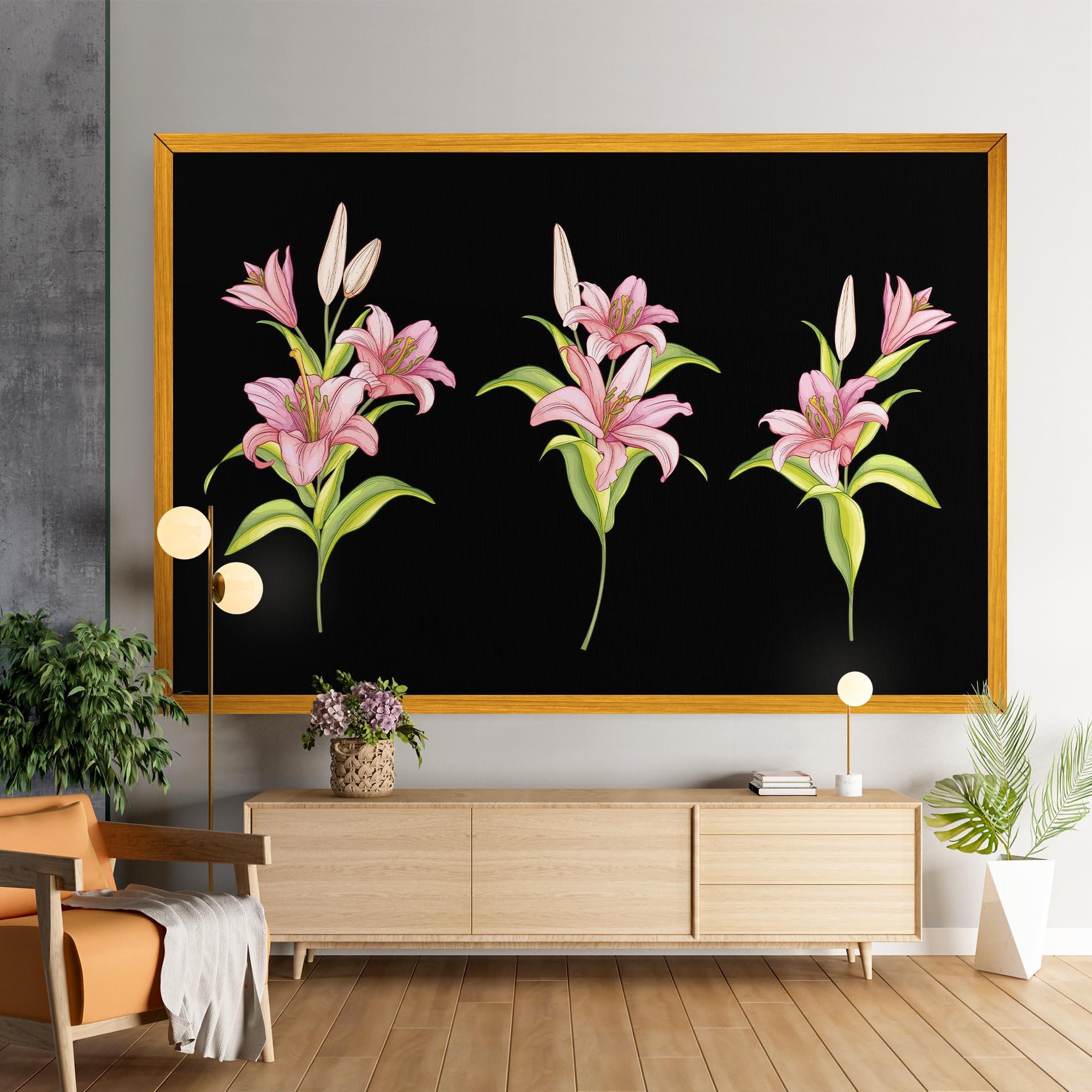 Leinwandbild Lily Set mockup 9