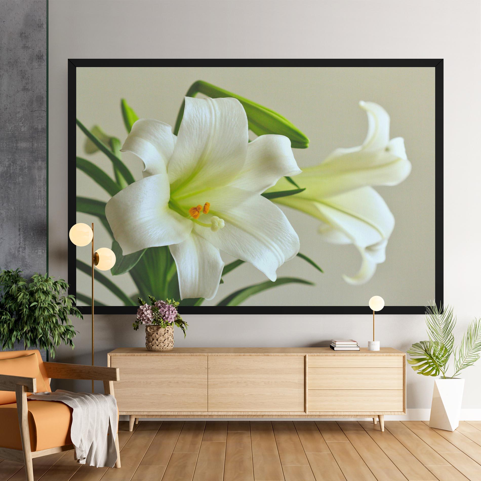 Leinwandbild Green Lily mockup 9