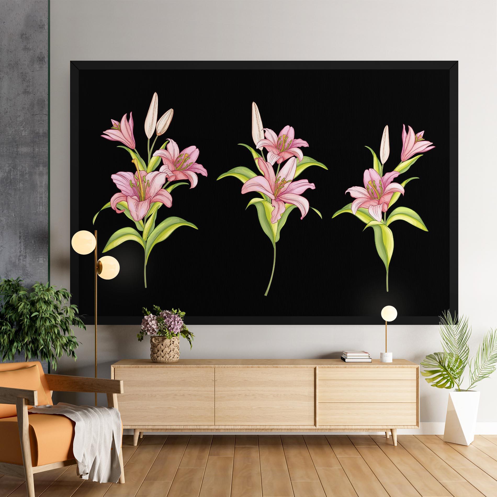Leinwandbild Lily Set mockup 9
