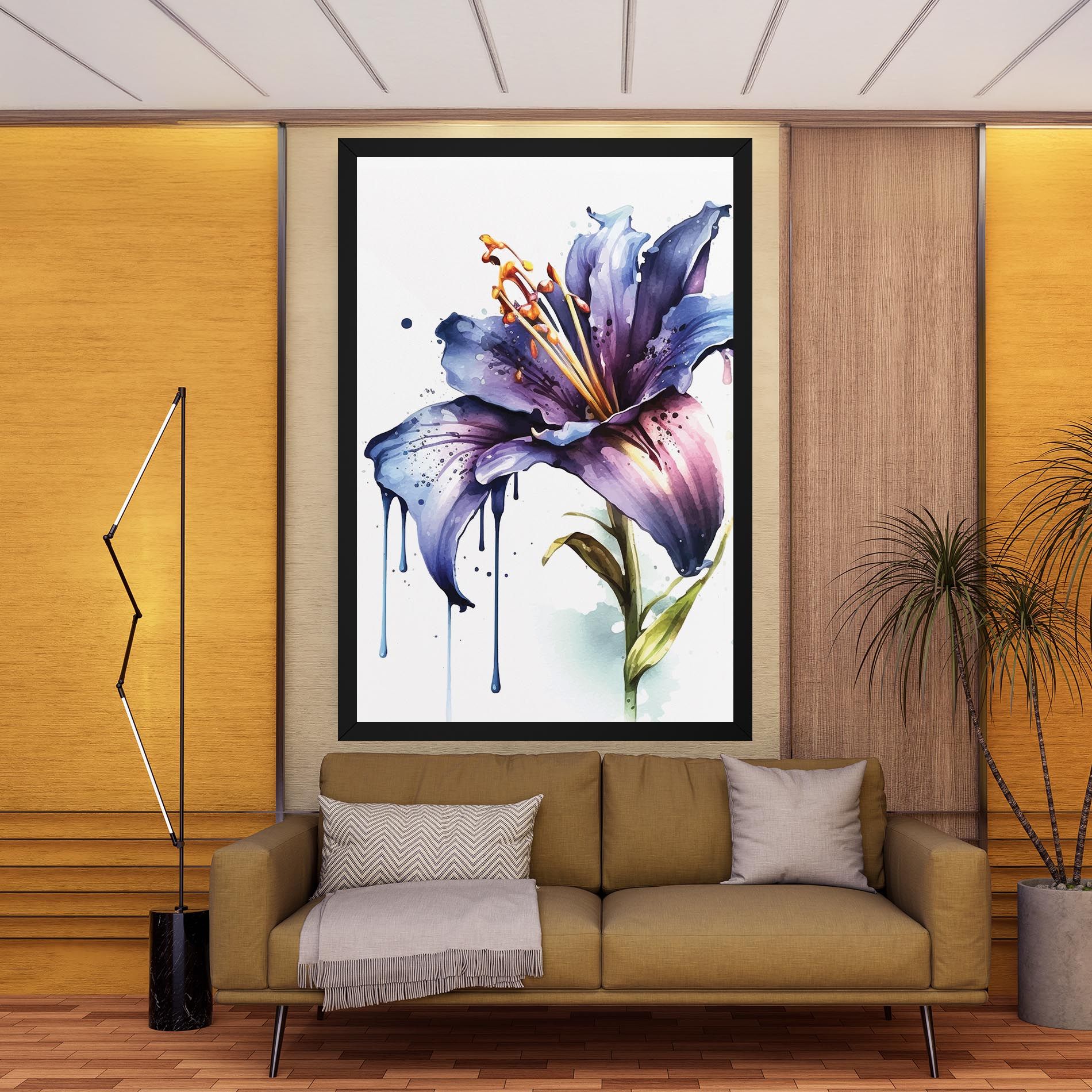 Purple Orange Lily mockup 9