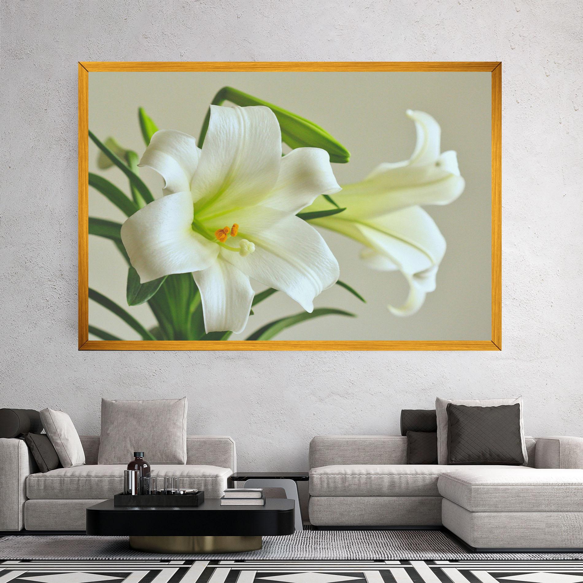 Leinwandbild Green Lily mockup 2