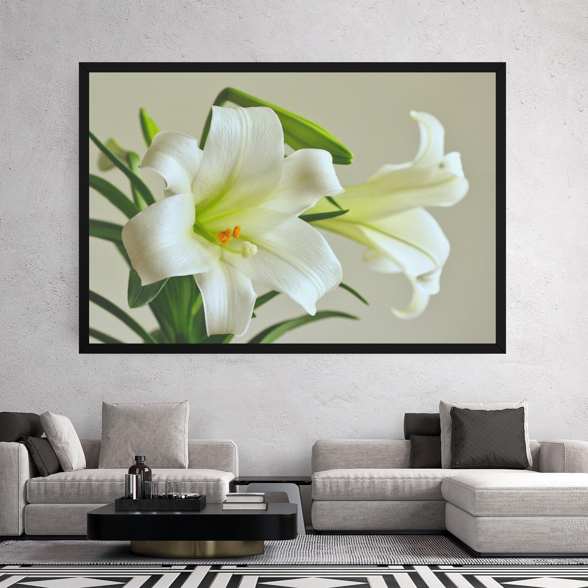 Leinwandbild Green Lily mockup 2