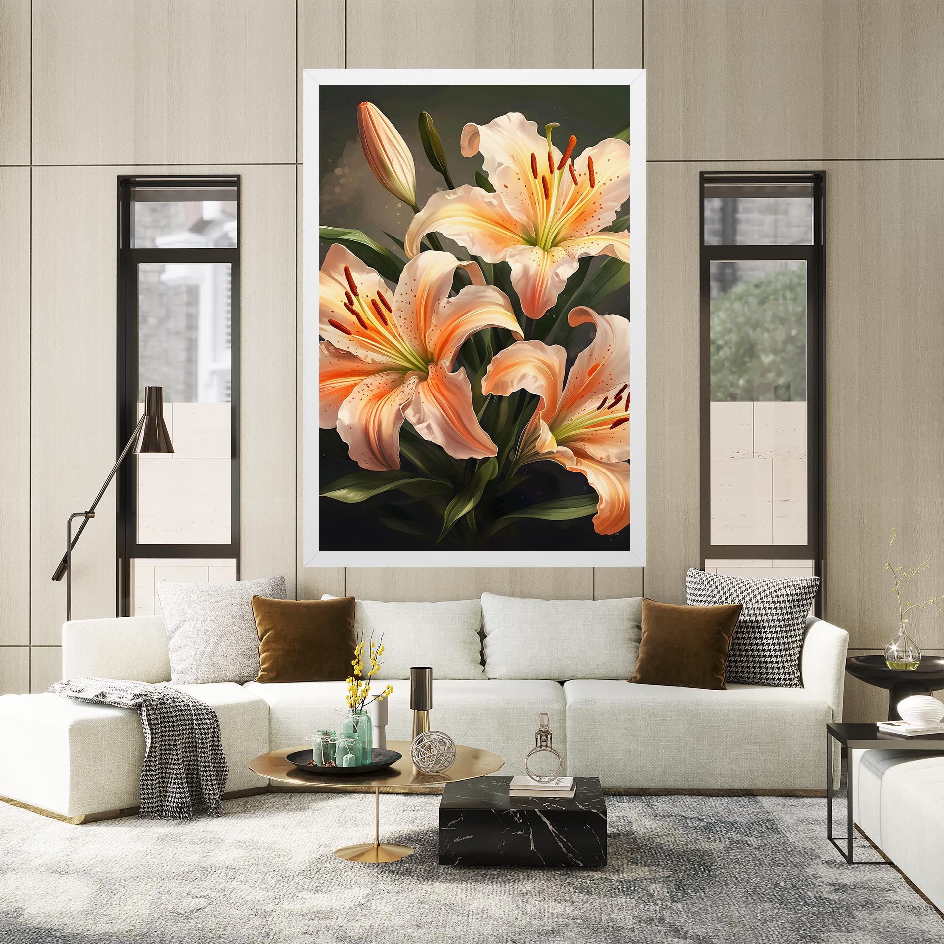 Light Orange Lily mockup 2
