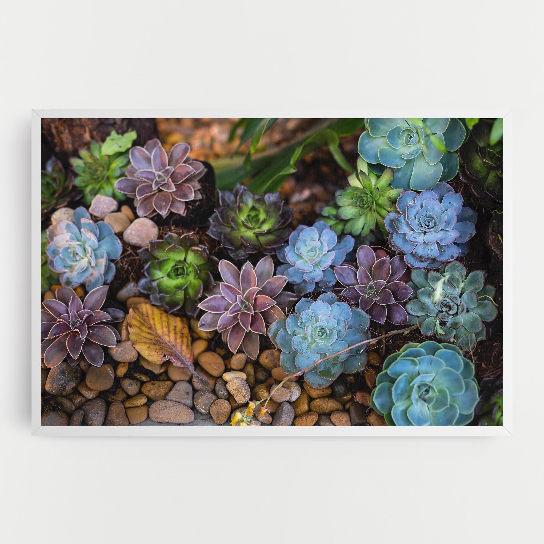 Leinwandbild Colorful Flowers mockup 0