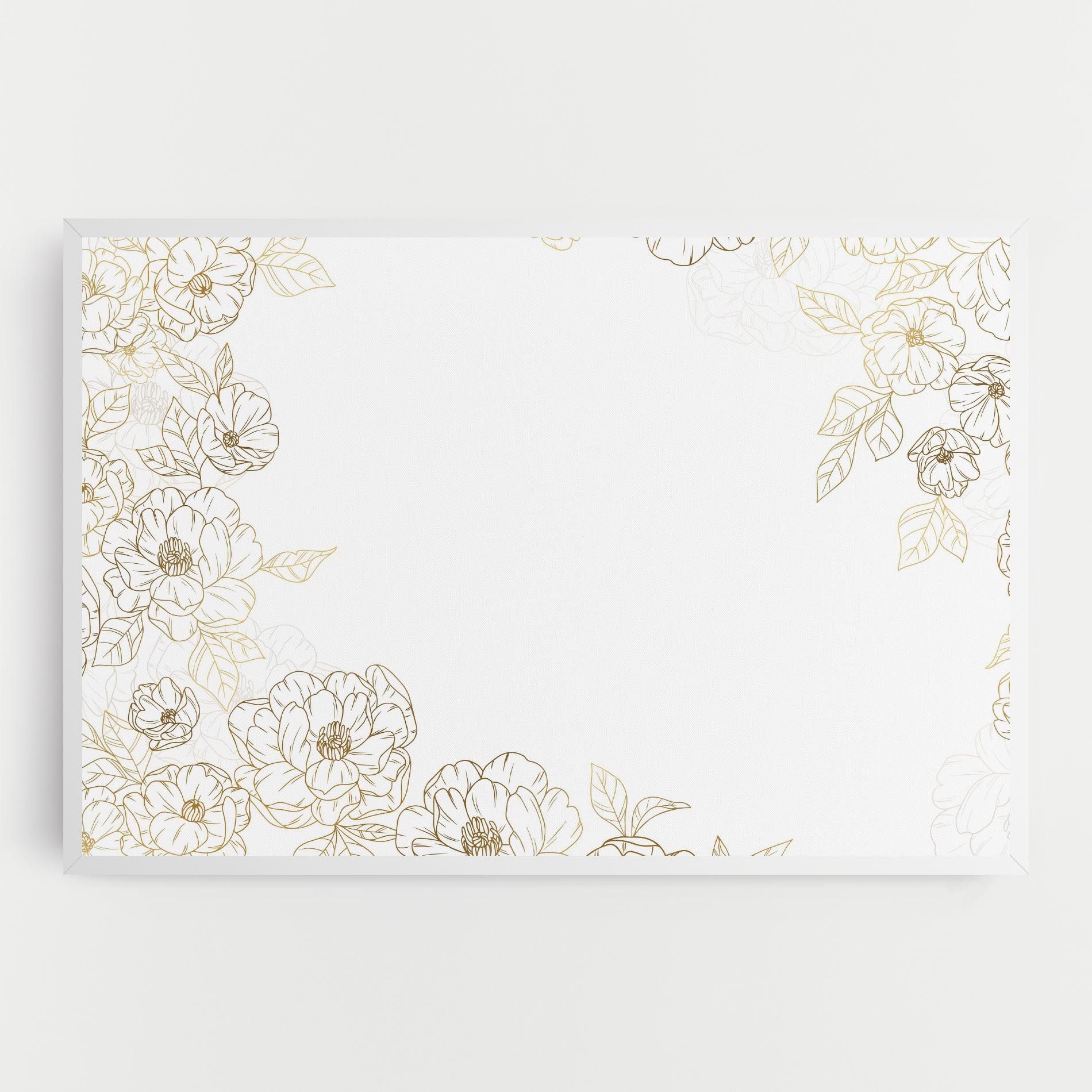 Flower Gold Line mockup 0