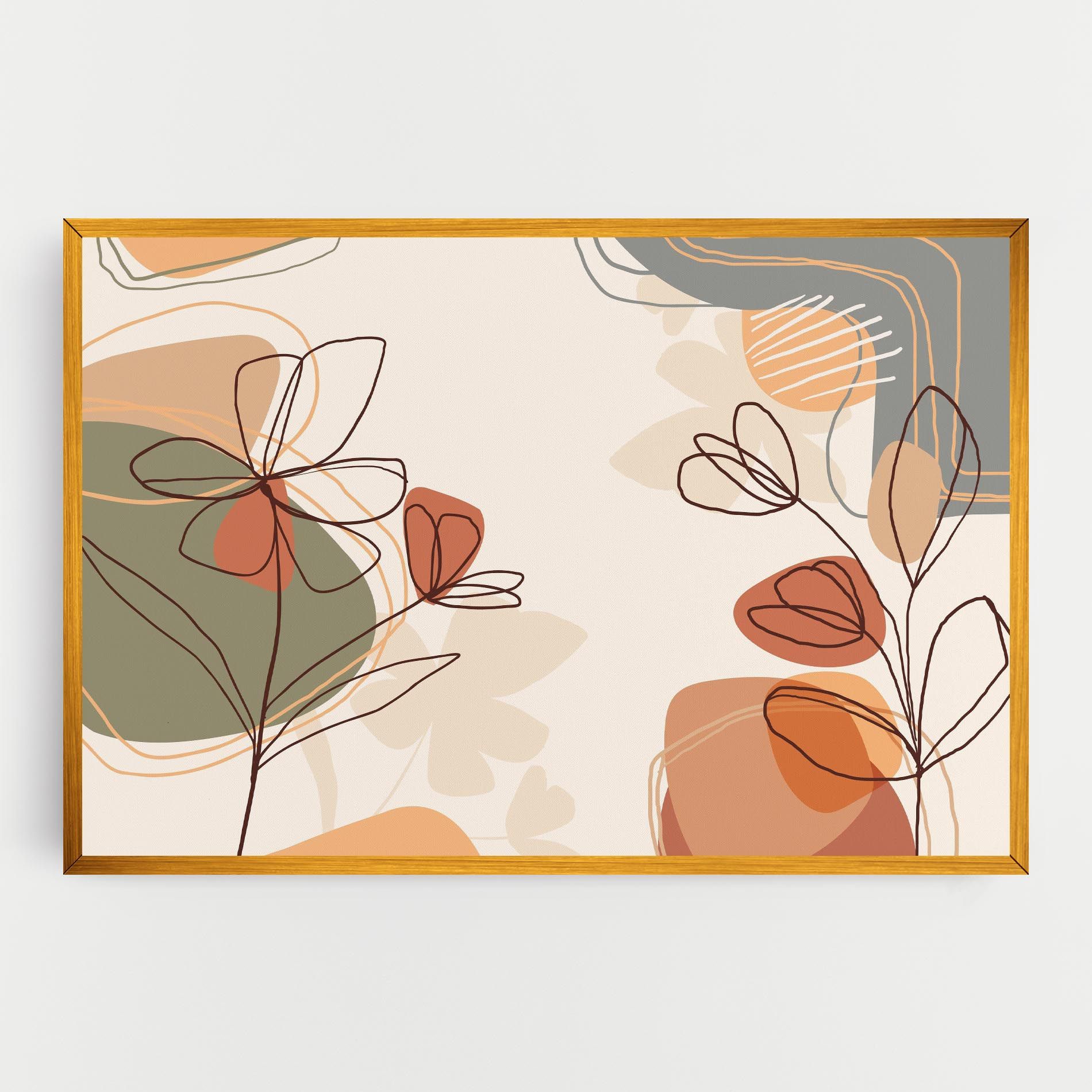 Brown Line Plants mockup 0