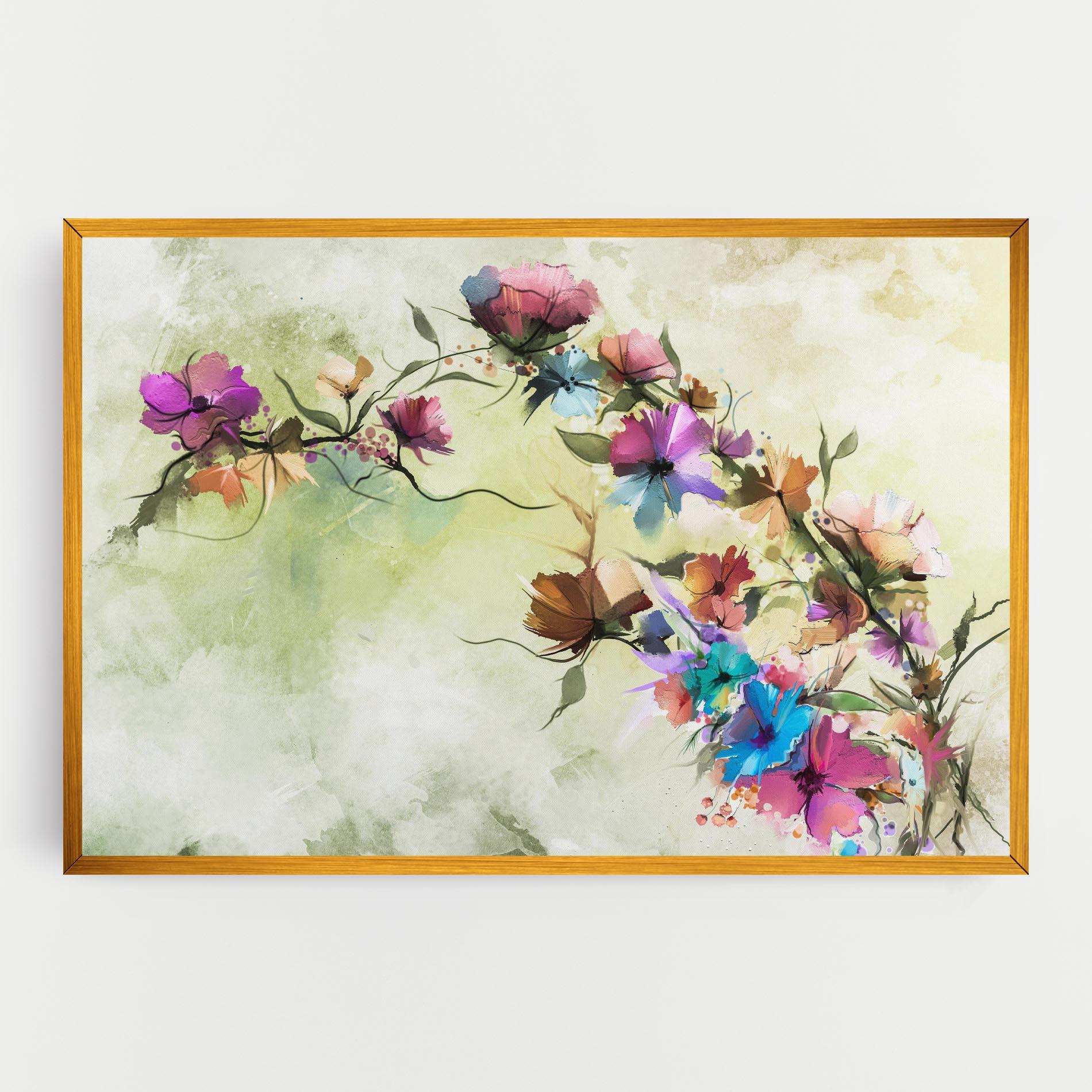 Leinwandbild Ramura Cu Flori mockup 0