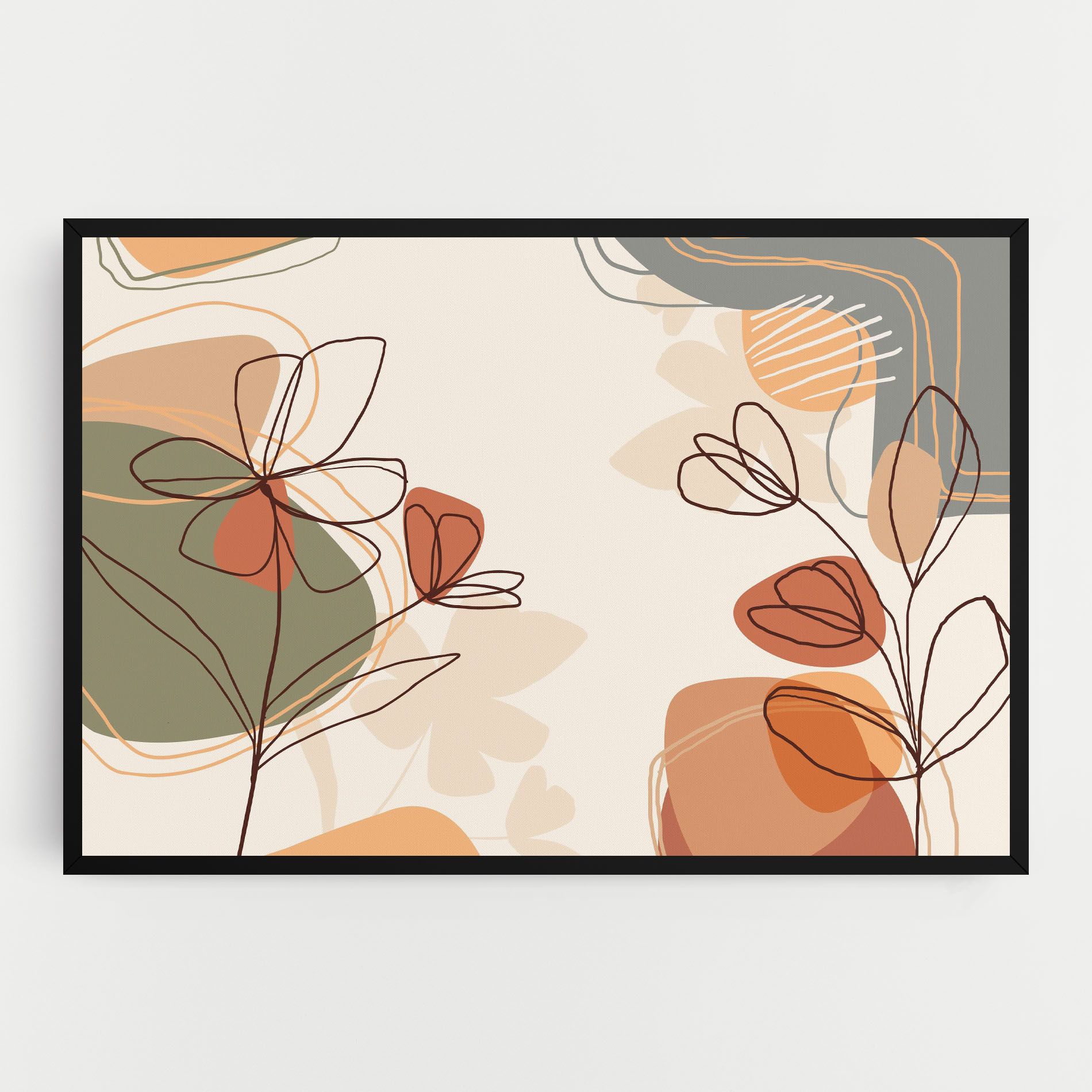 Brown Line Plants mockup 0