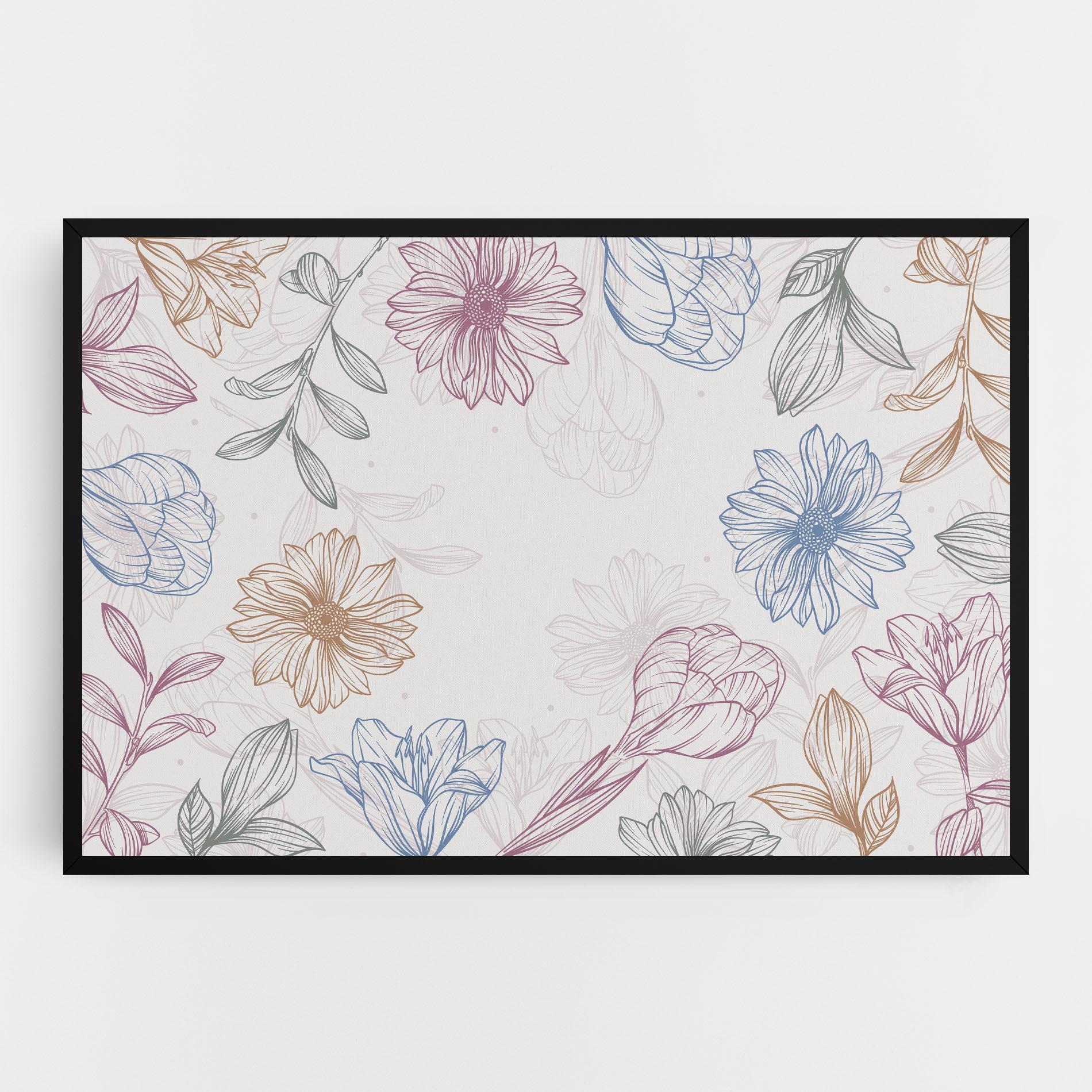 Leinwandbild Color Line Mix mockup 0