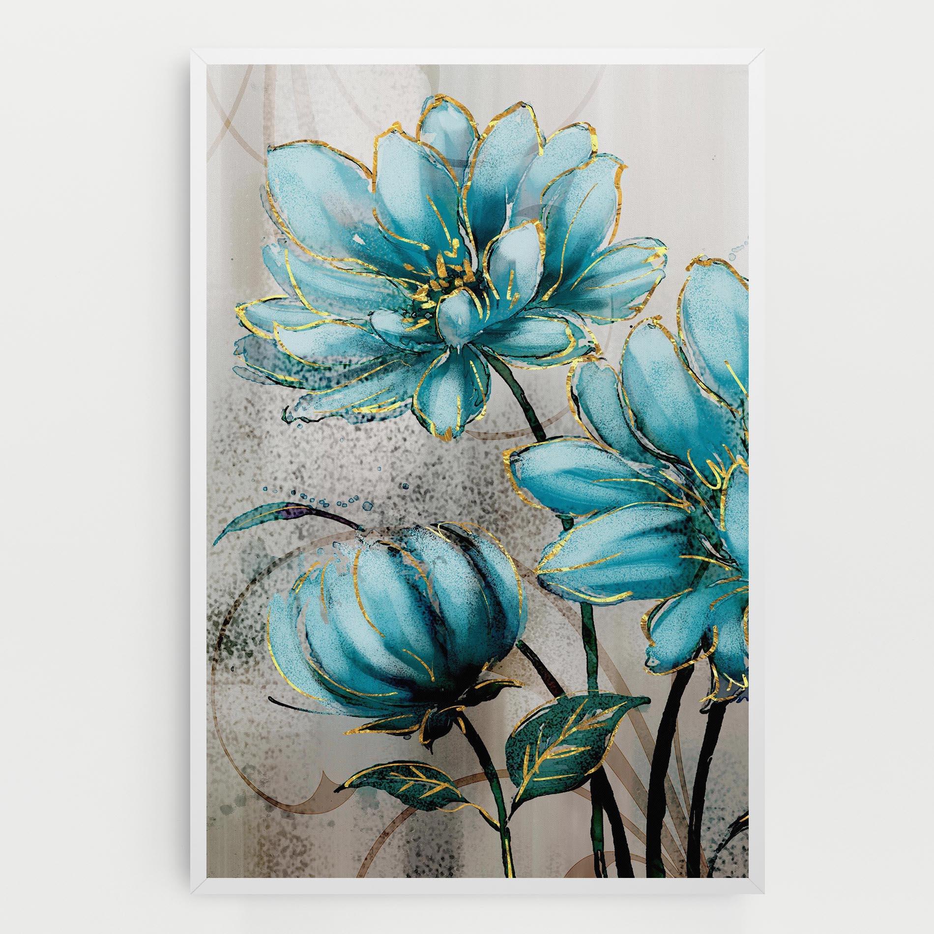 Leinwandbild Bujori Albastri mockup 0