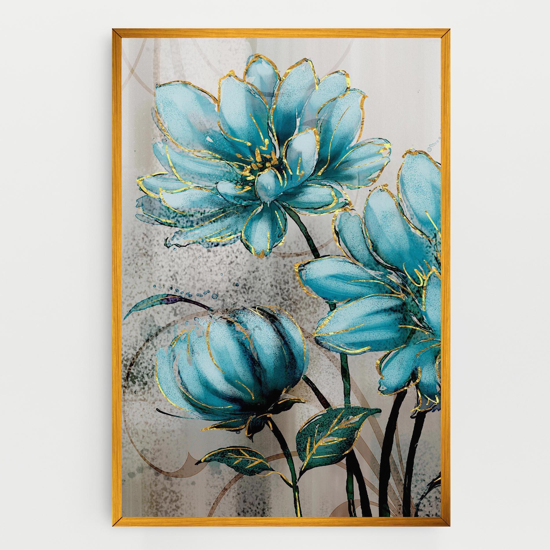 Leinwandbild Bujori Albastri mockup 0