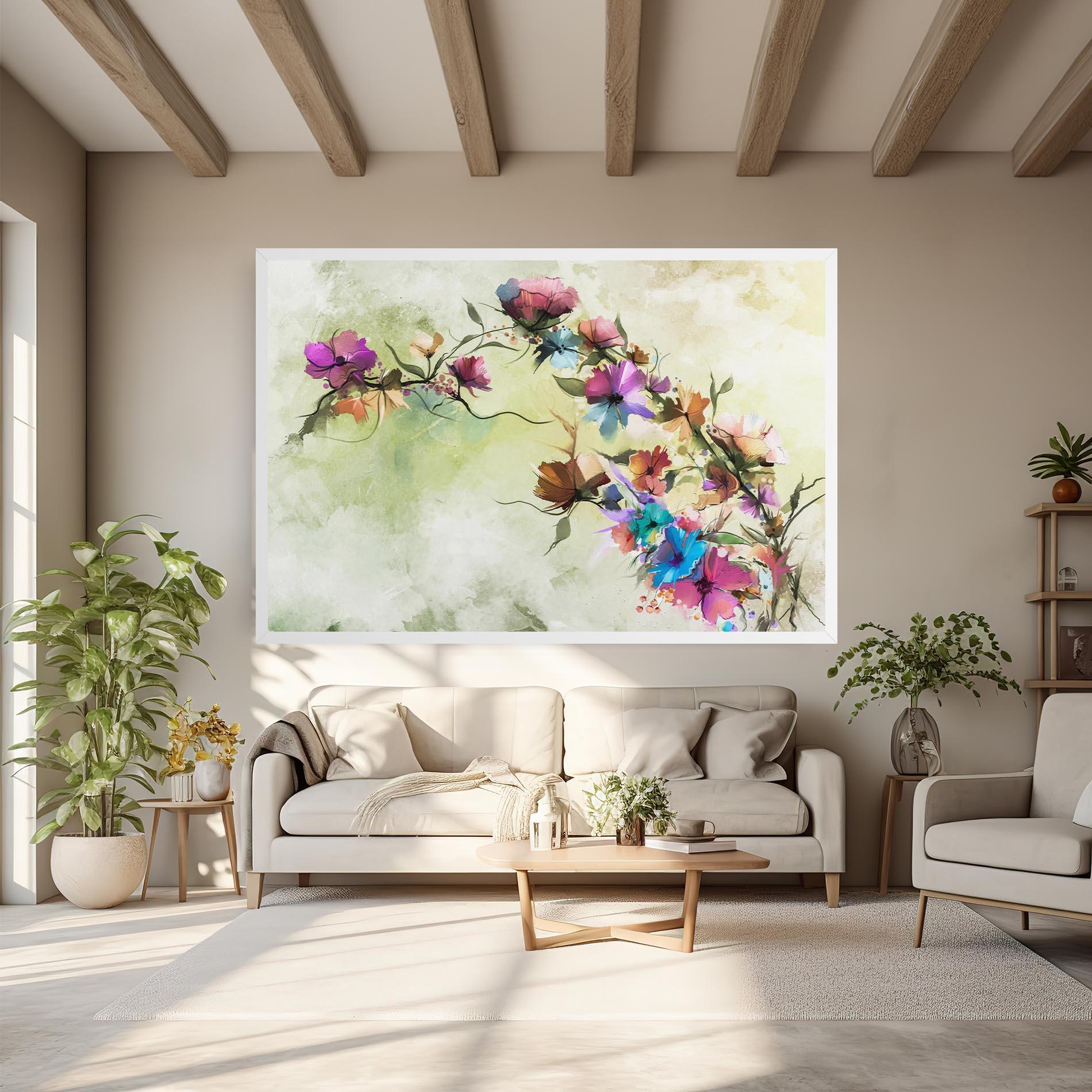 Leinwandbild Ramura Cu Flori mockup 6