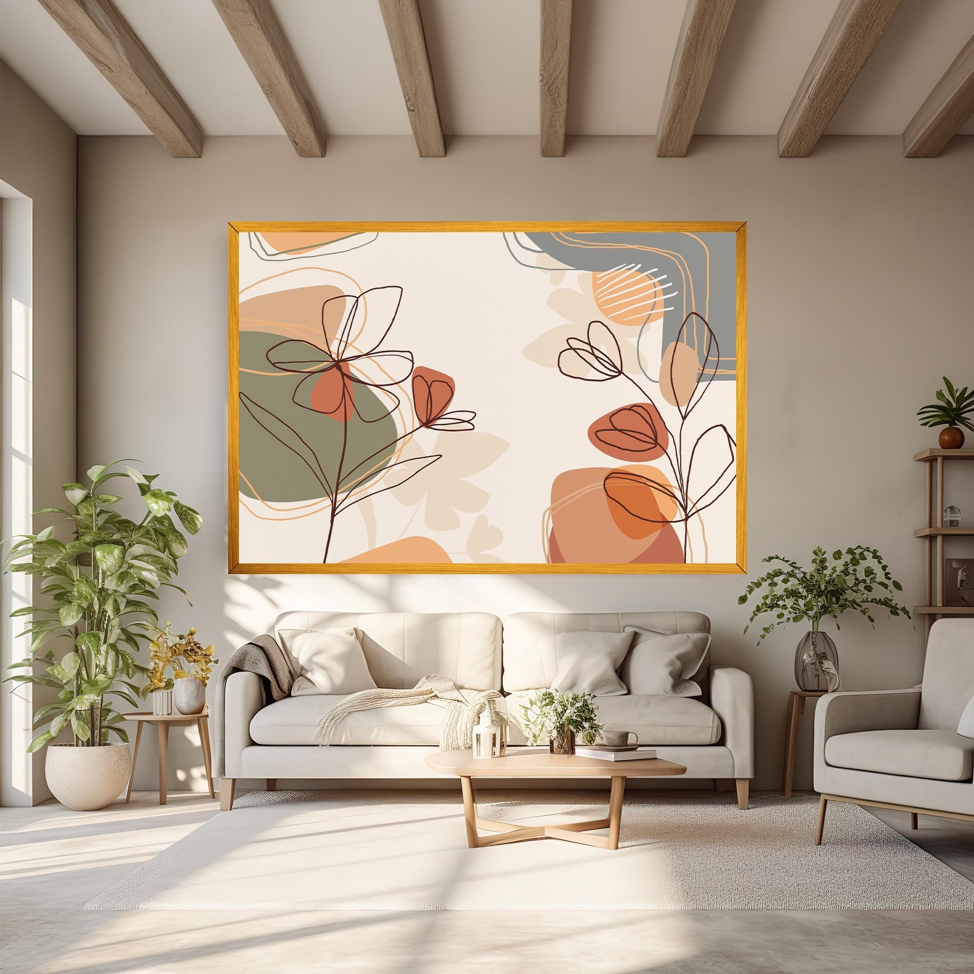 Brown Line Plants mockup 6