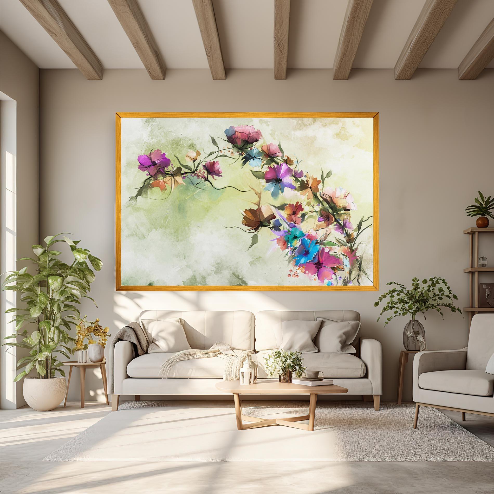 Leinwandbild Ramura Cu Flori mockup 6