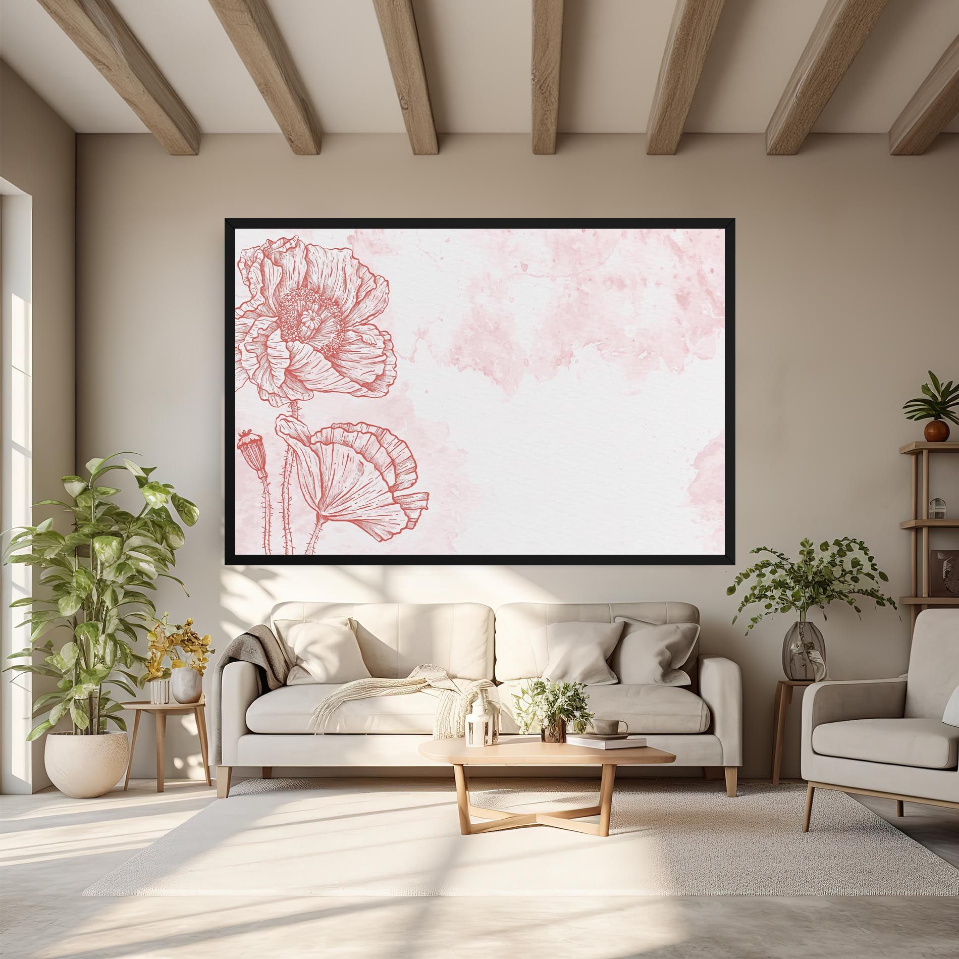 Red Poppy Line mockup 6