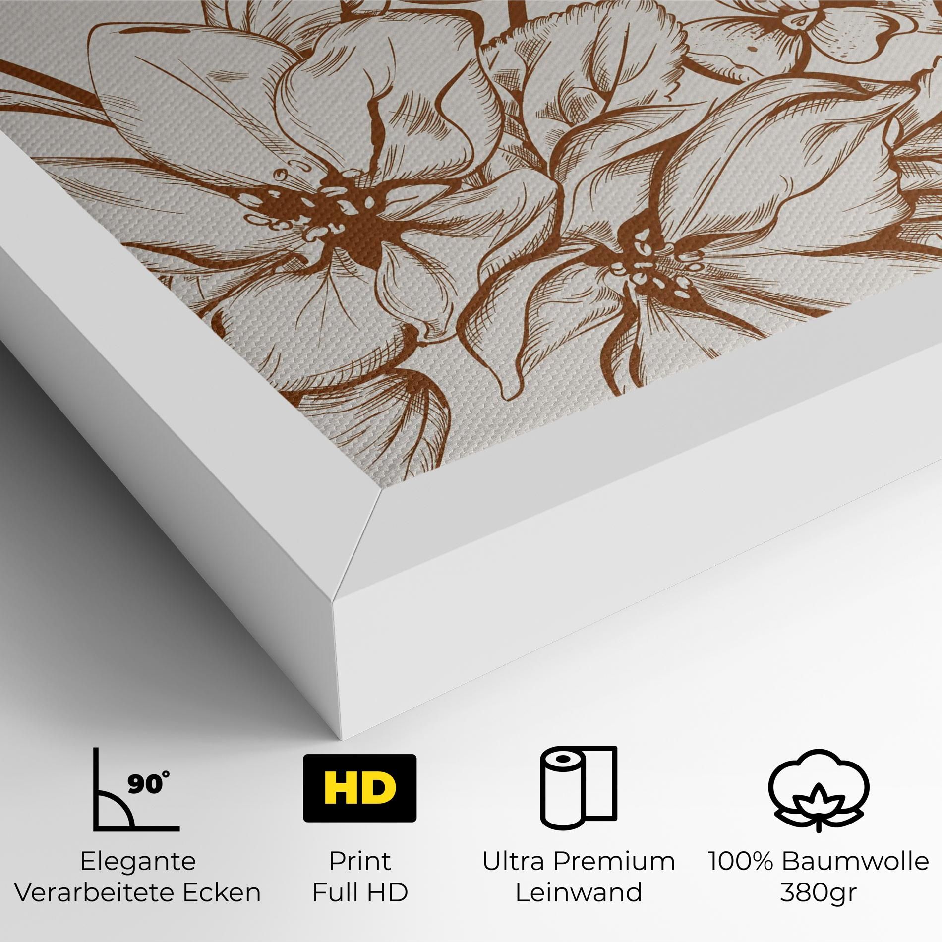 Bee Flower Line mockup 4