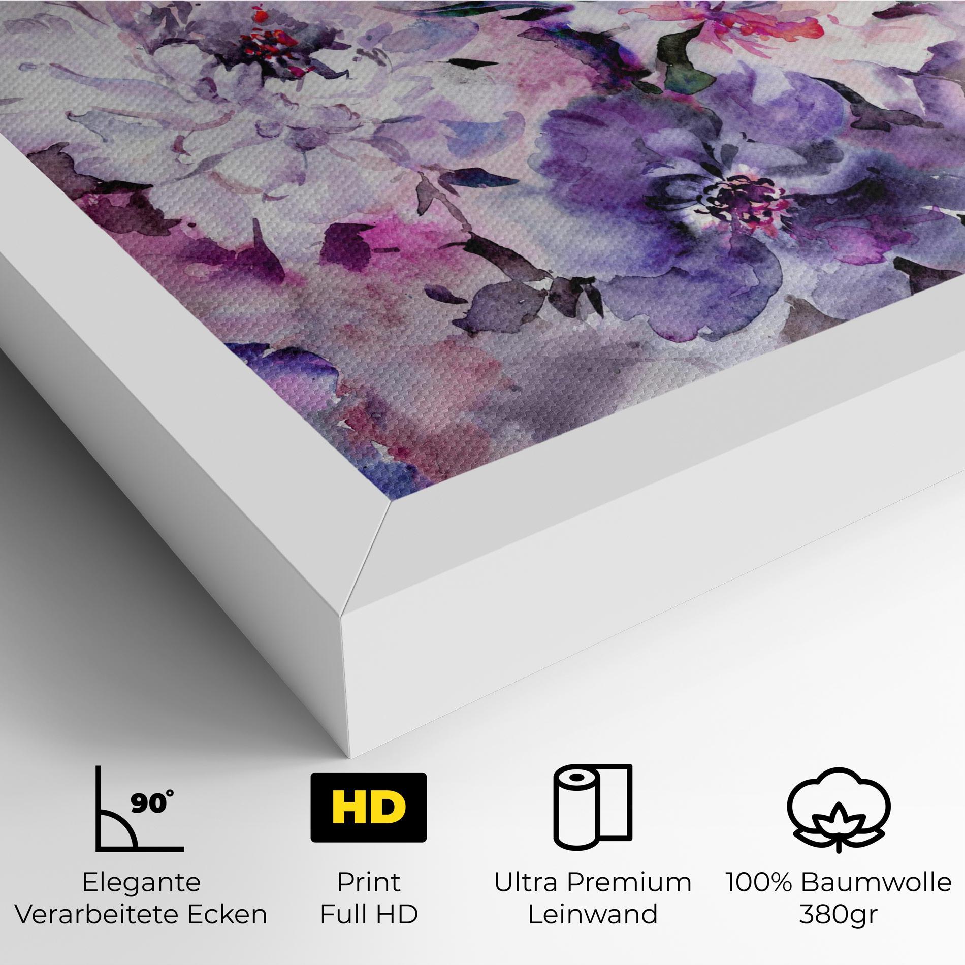 Leinwandbild Buchet Multicolor mockup 4