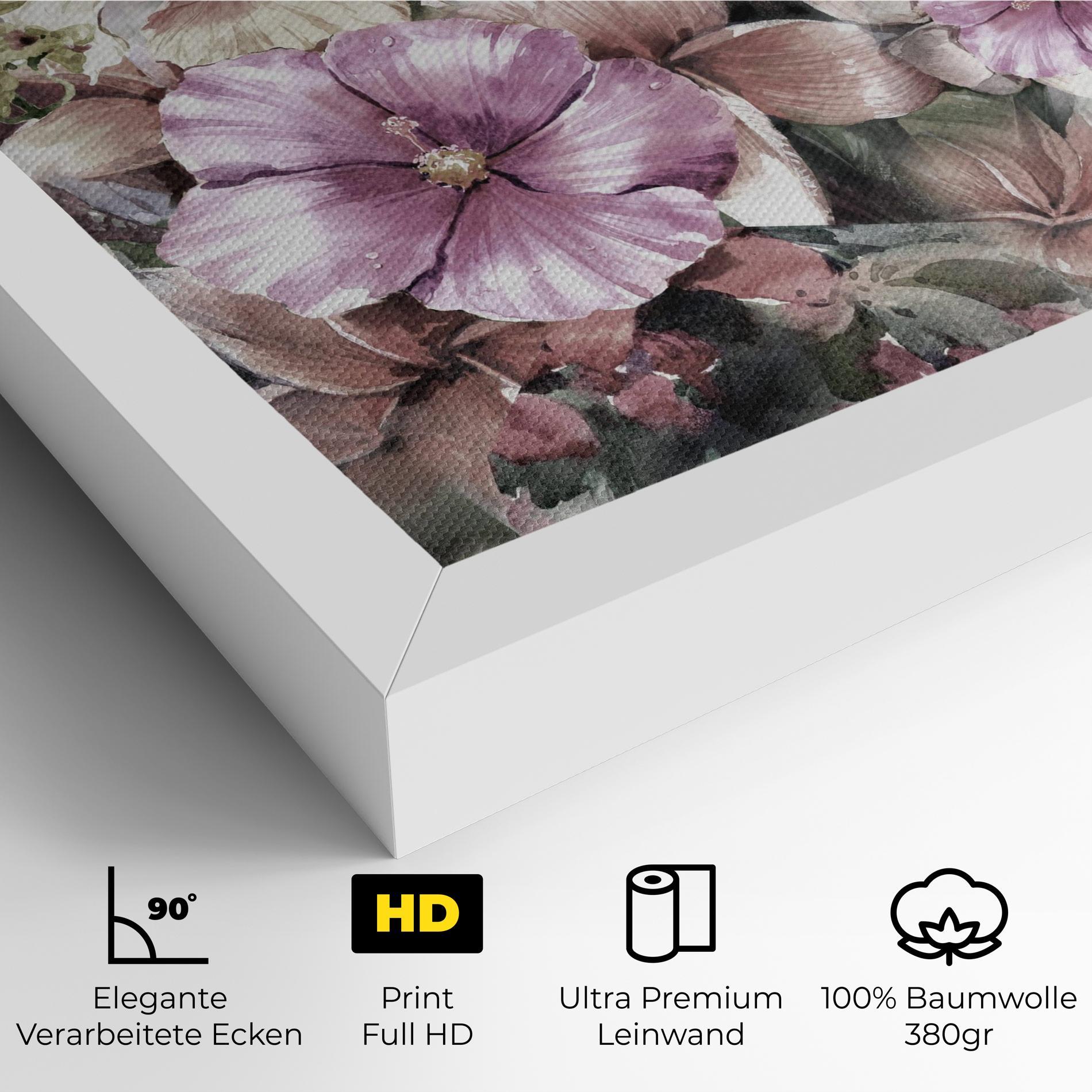 Leinwandbild Contrastul De Flori mockup 4