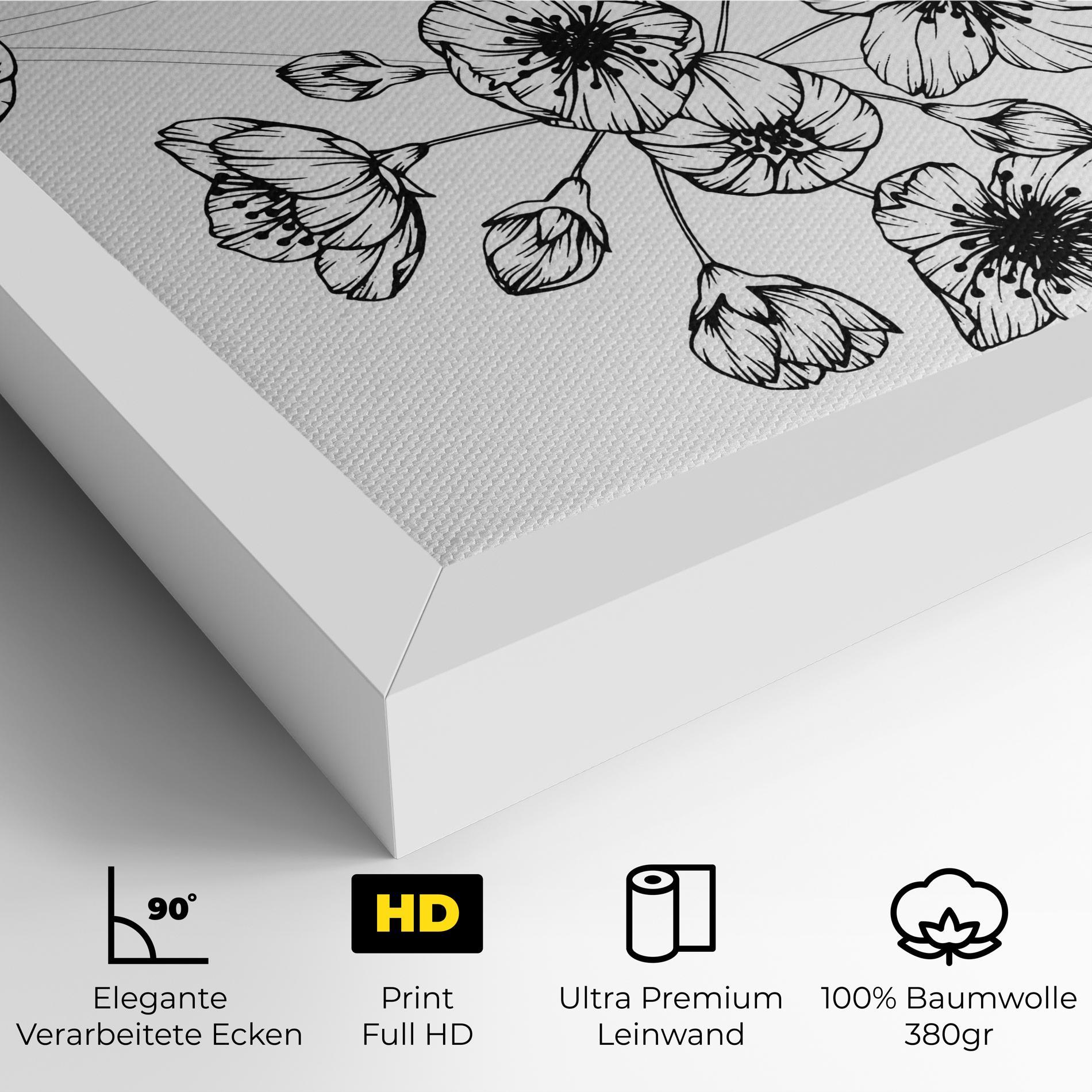 Leinwandbild Sakura Line mockup 4