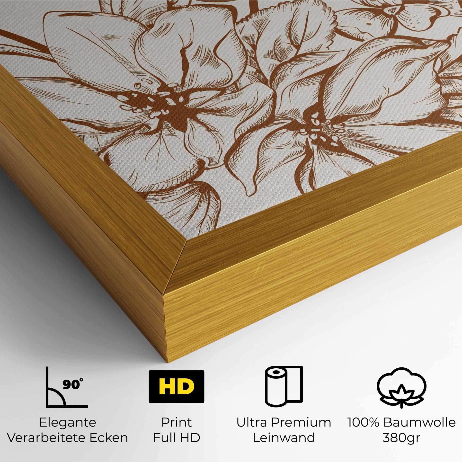 Bee Flower Line mockup 4