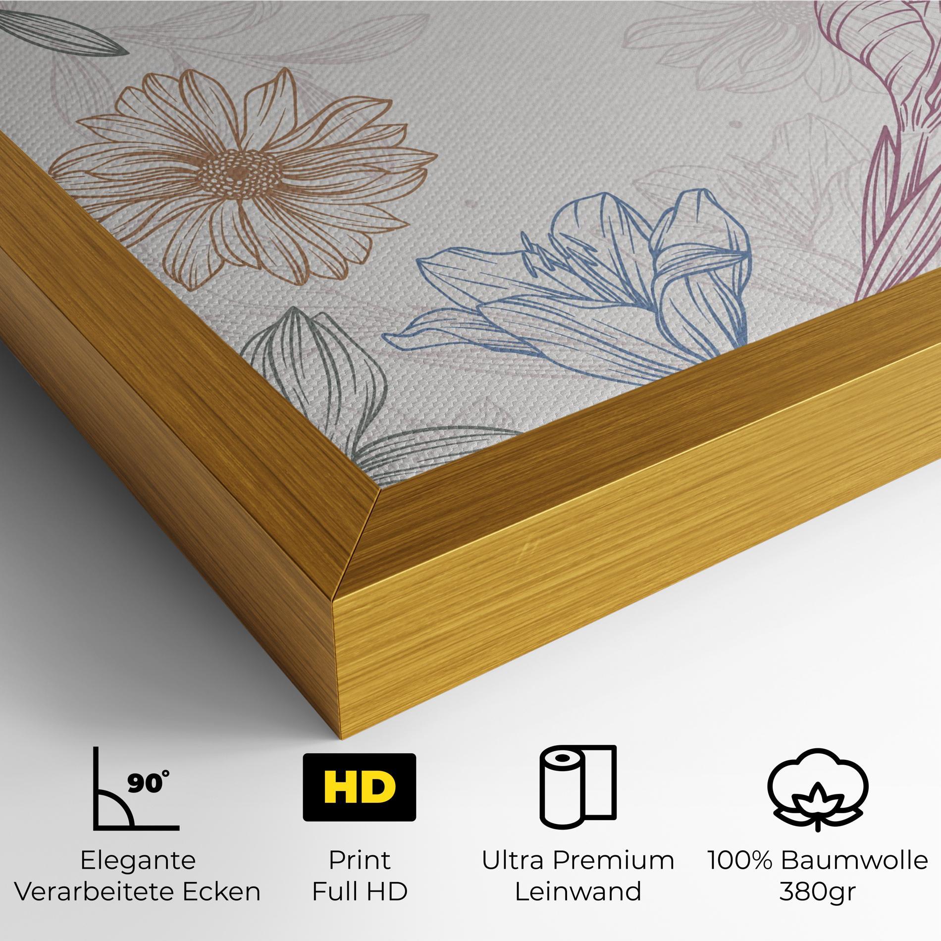 Leinwandbild Color Line Mix mockup 4