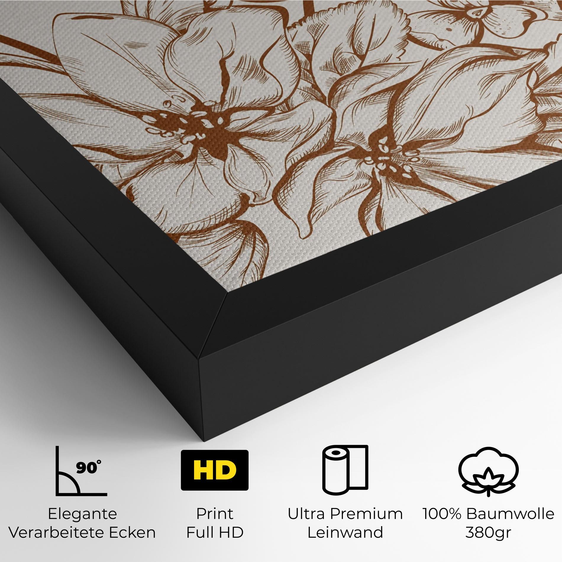 Bee Flower Line mockup 4