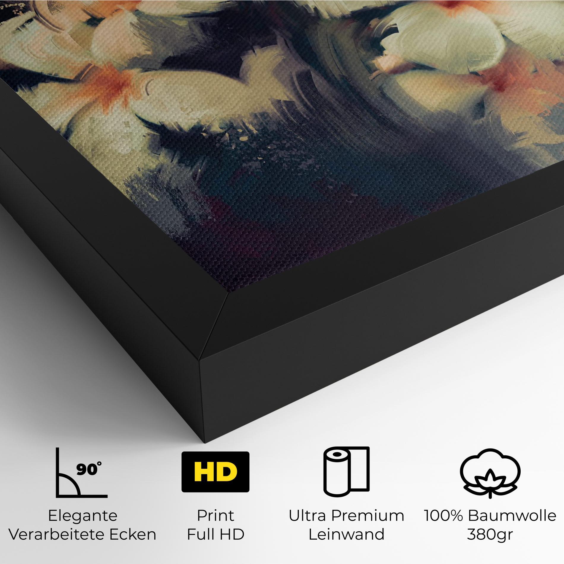 Leinwandbild White Lilys mockup 4