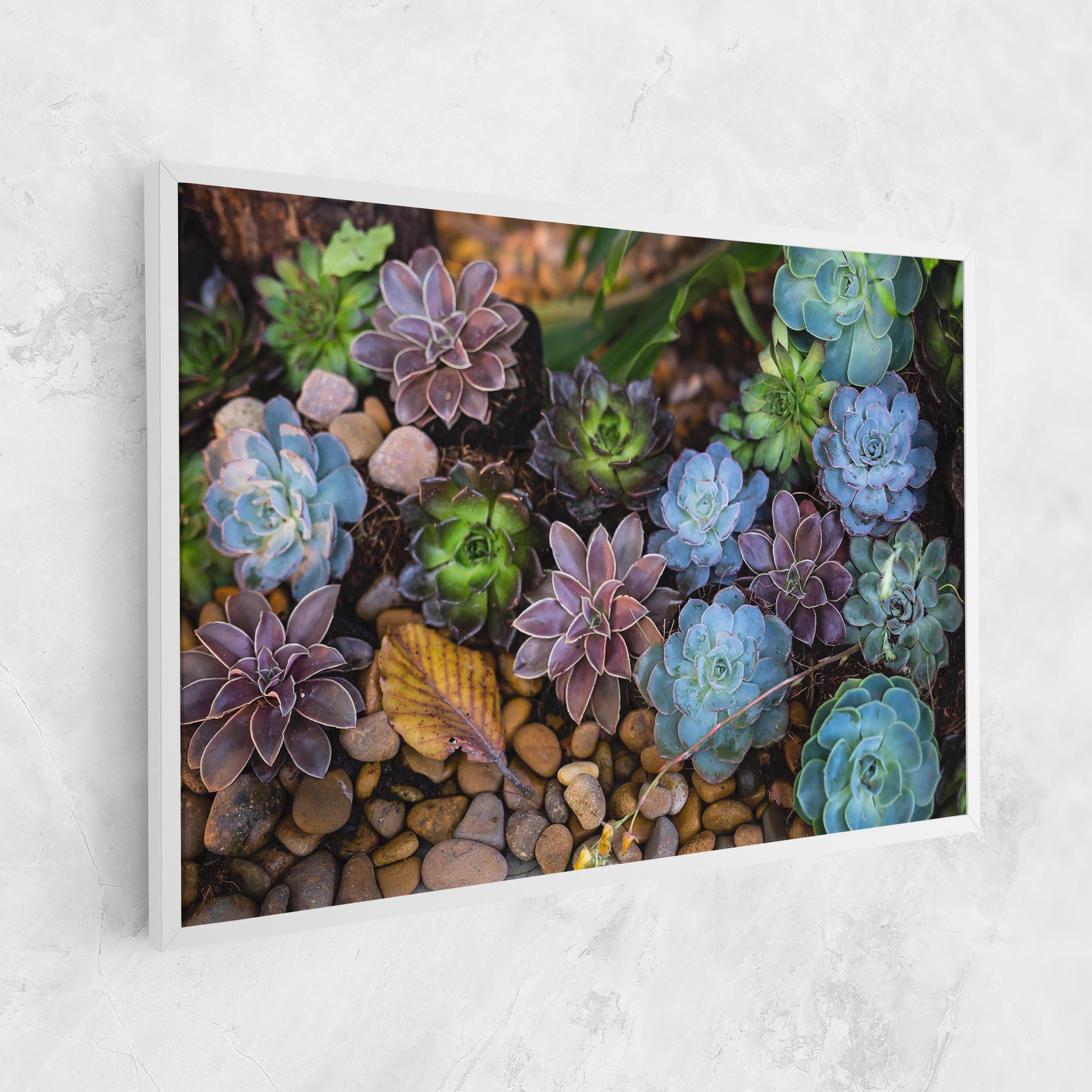 Leinwandbild Colorful Flowers mockup 1